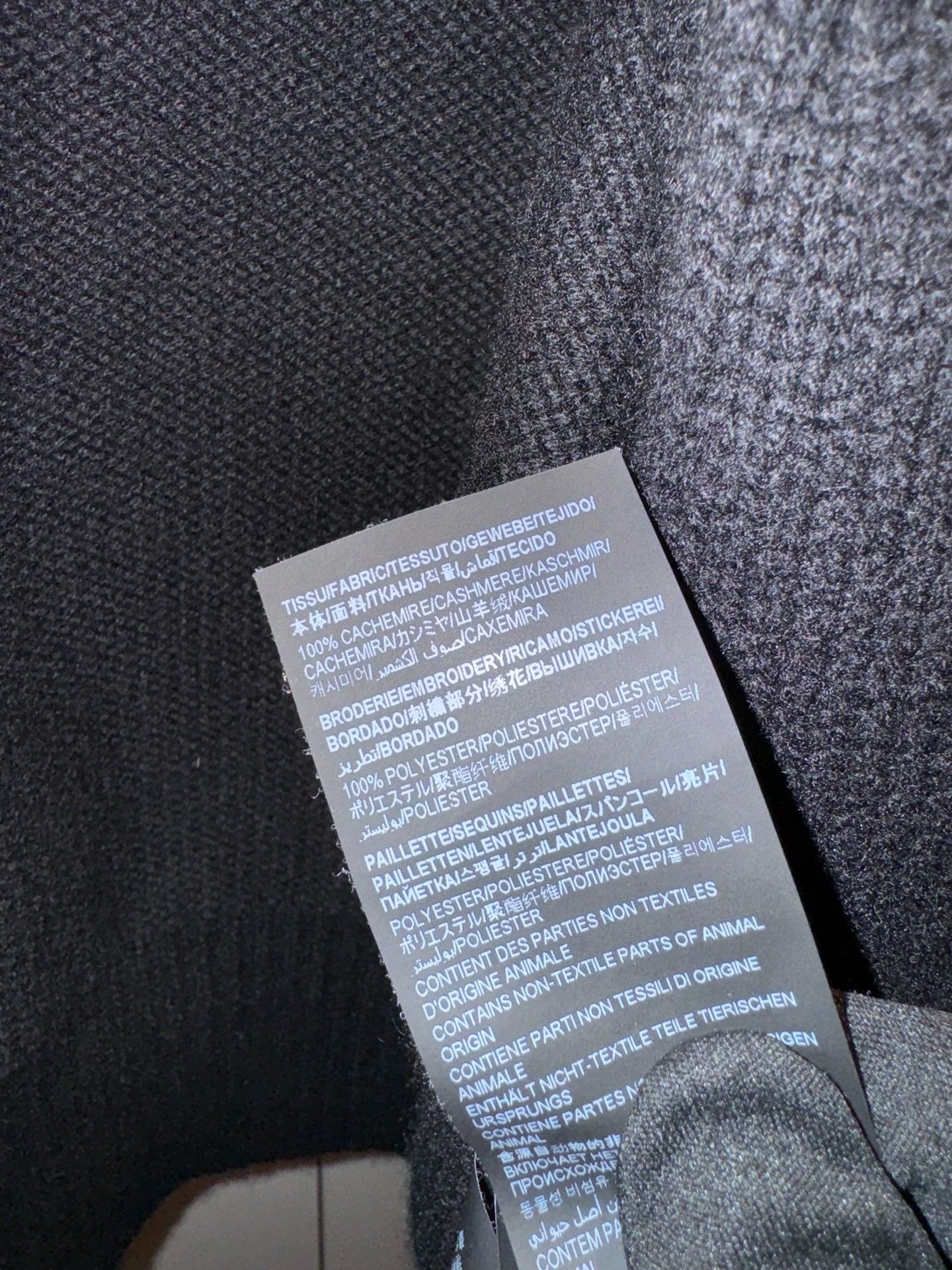 Yves Saint Laurent YSL 22 Oversized Cashmere Logo Scales Cardigan Size S / US 4 / IT 40 - 6 Thumbnail