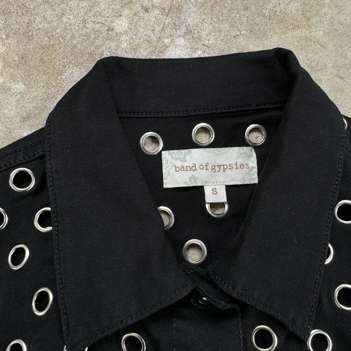 20471120 × Beauty Beast × Seditionaries Band Of Gypsies Punk Distressed Ringed Jacket Size S / US 4 / IT 40 - 3 Thumbnail