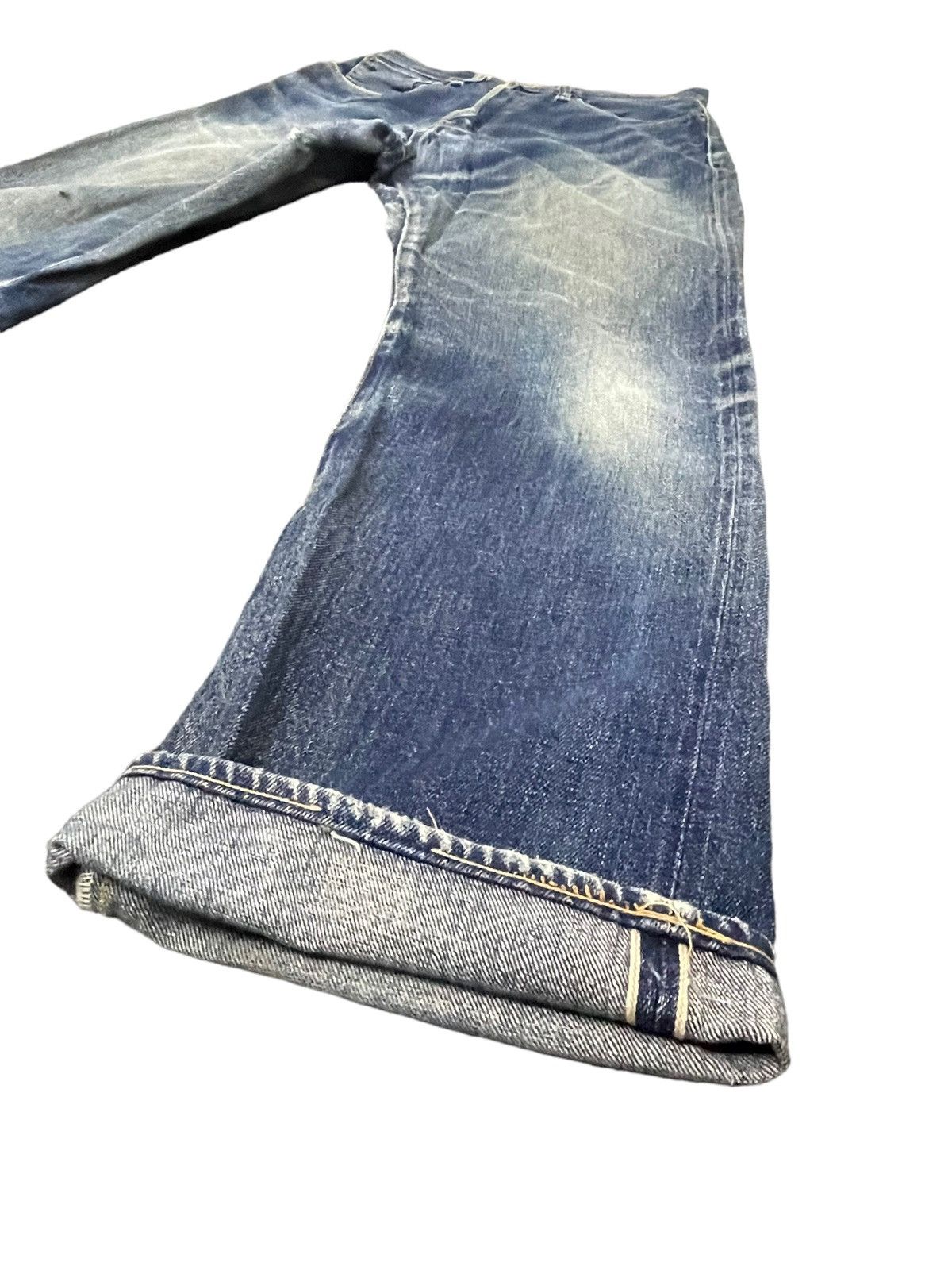 Denime Vintage Denime Orizzonti Selvedge Faded Distresed Denim Size US 30 / EU 46 - 3 Thumbnail