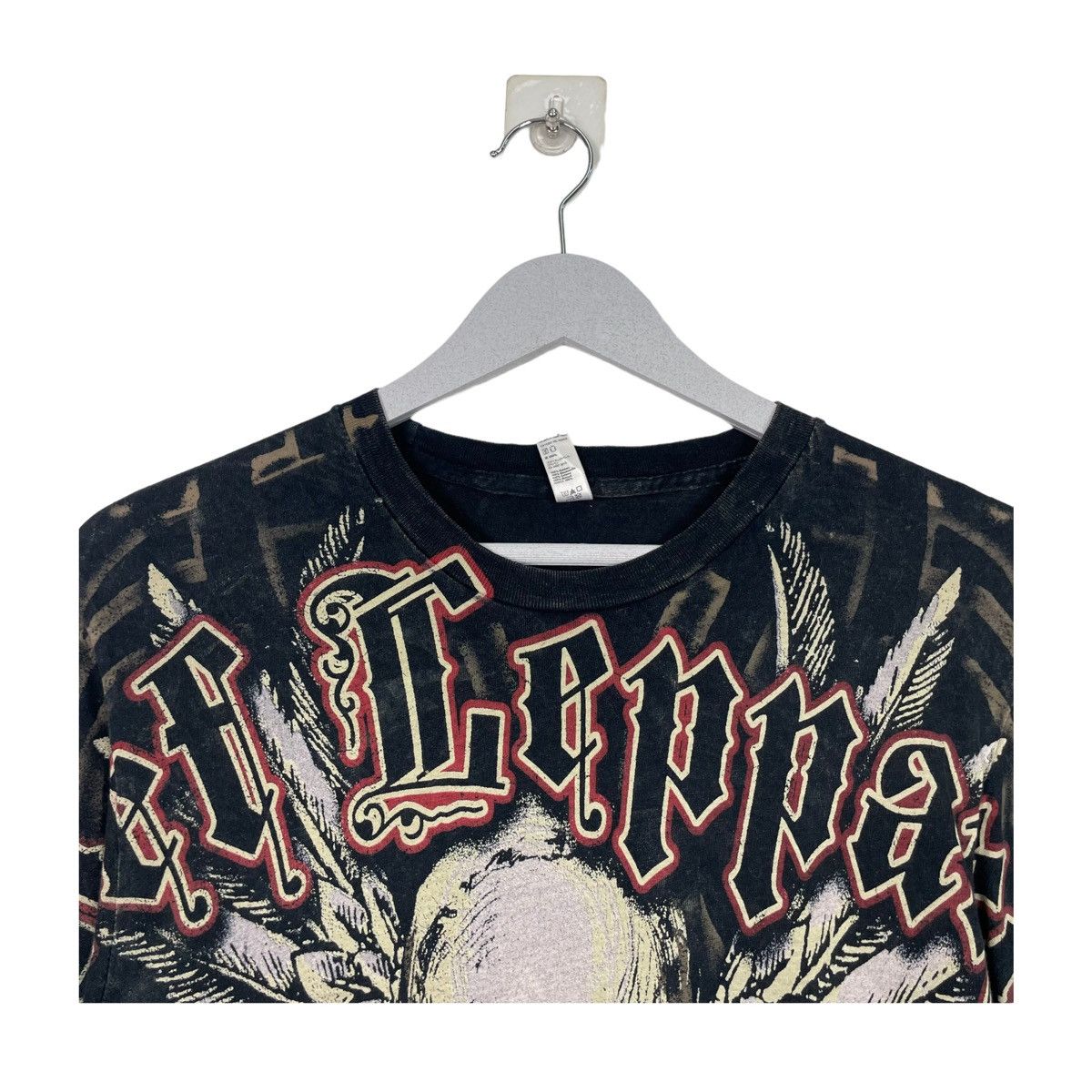 Band Tees 💥DEF LEPPARD ROCK BAND OVERPRINT TSHIRT Size US L / EU 52-54 / 3 - 4 Thumbnail