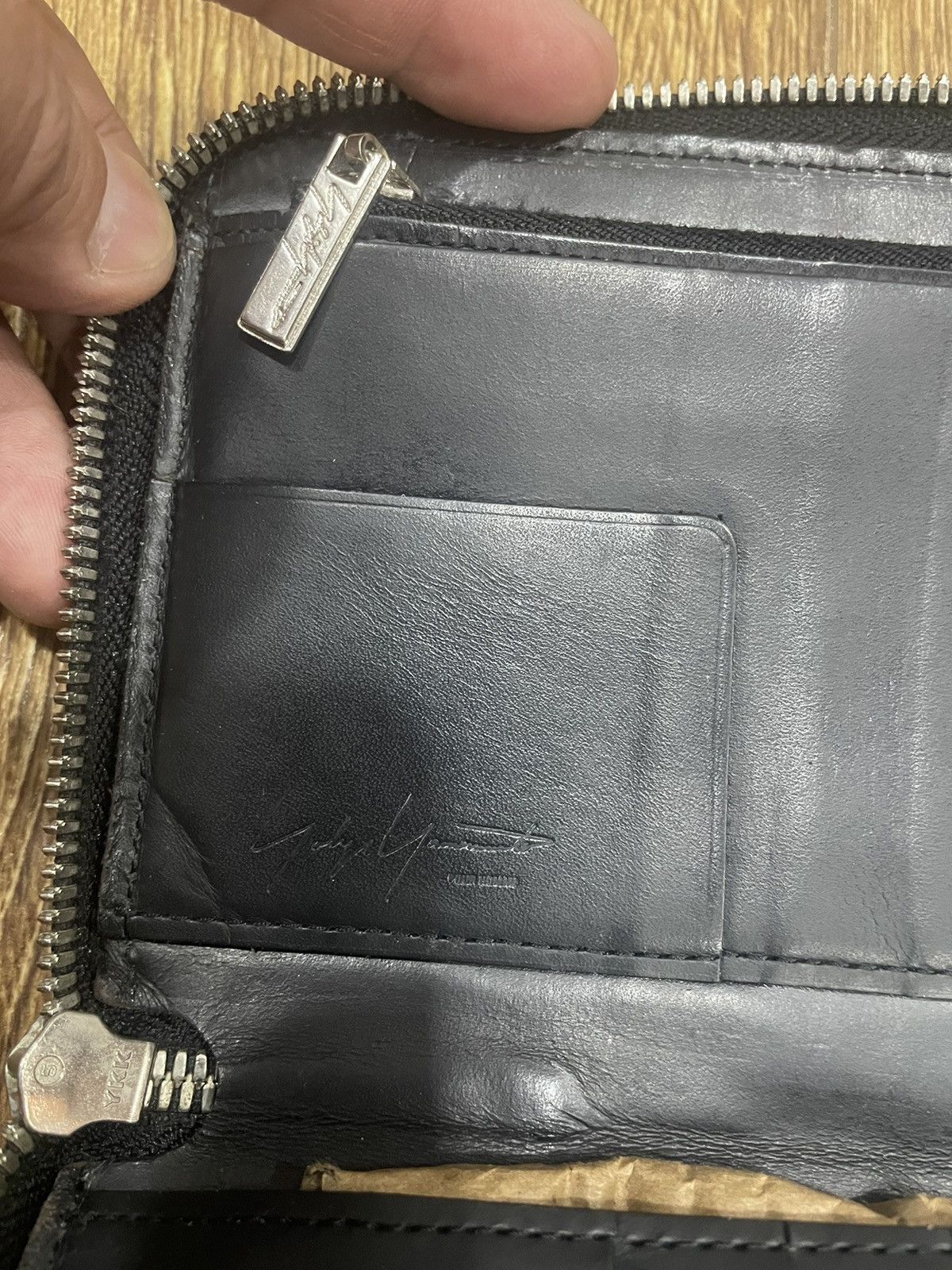 Yohji Yamamoto Authentic YOHJIYAMATO signature Zipper Long wallet Size ONE SIZE - 4 Thumbnail