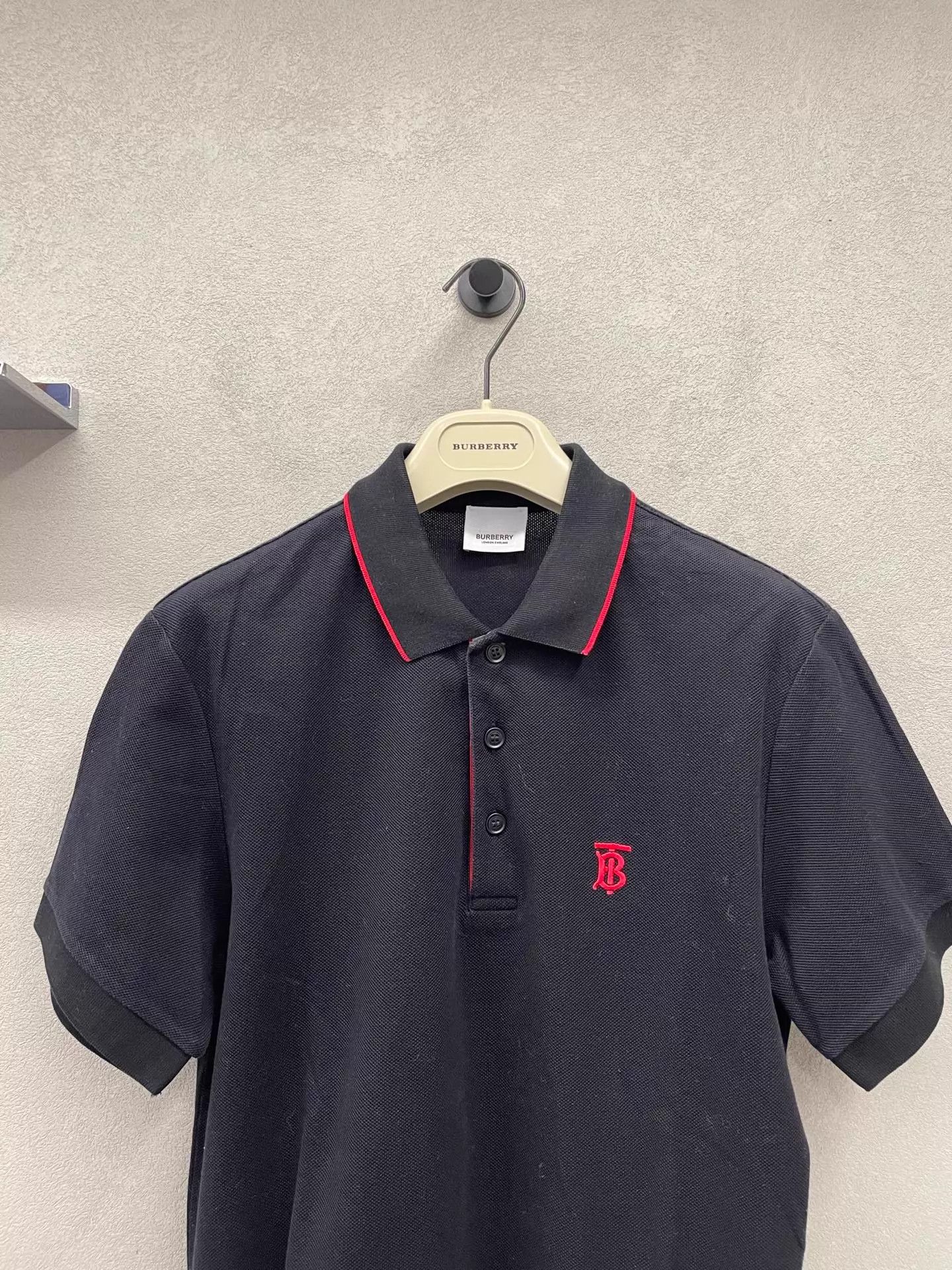 Burberry Burberry Logo Embroidered Short Sleeve Polo Shirt Size S Size US S / EU 44-46 / 1 - 4 Thumbnail