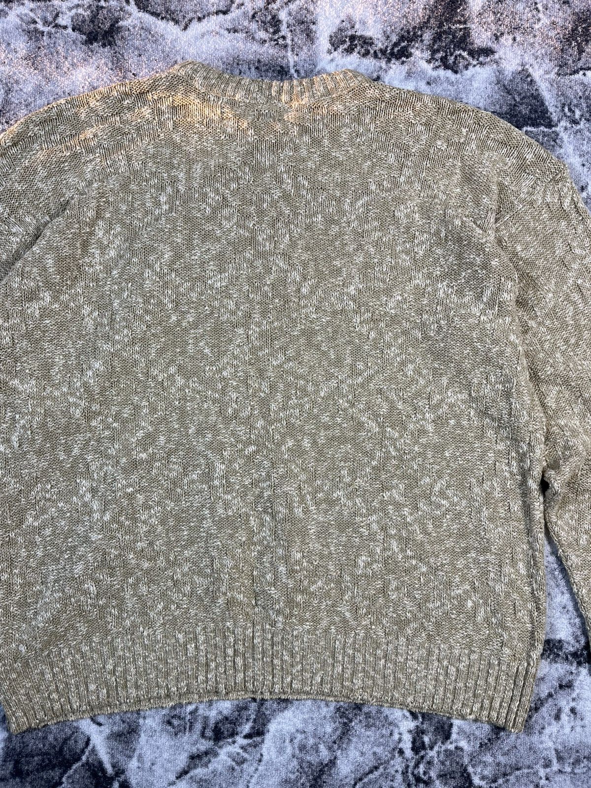 Lacoste Vintage Lacoste Beige Knit Sweater Made in France XXL Size US XXL / EU 58 / 5 - 14 Thumbnail