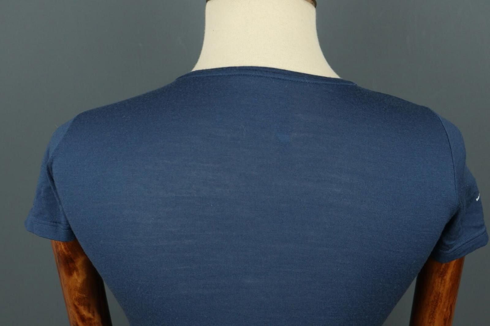 ORTOVOX Ortovox Blue Big Logo Wool Short Sleeve T-Shirt Size M Size US M / EU 48-50 / 2 - 10 Thumbnail