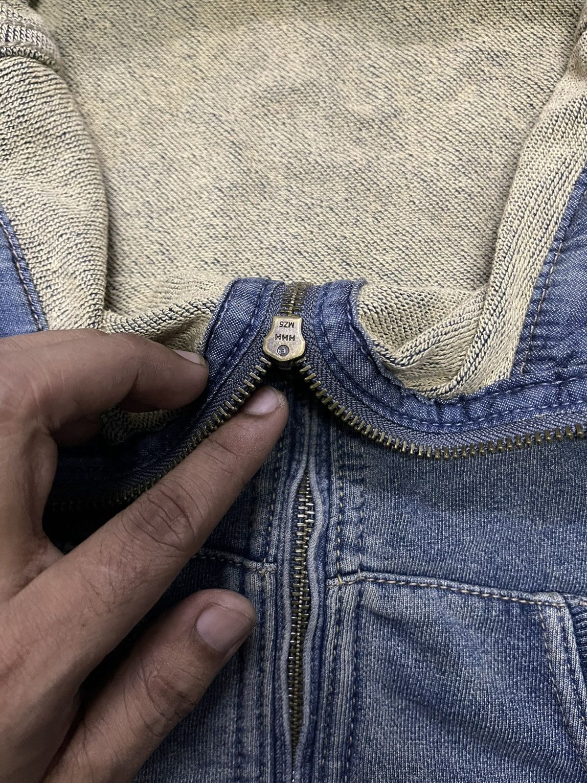 If Six Was Nine 1990s GOA BONO SERIES INDIGO DYED PATINA FADED RARE Size US S / EU 44-46 / 1 - 10 Thumbnail