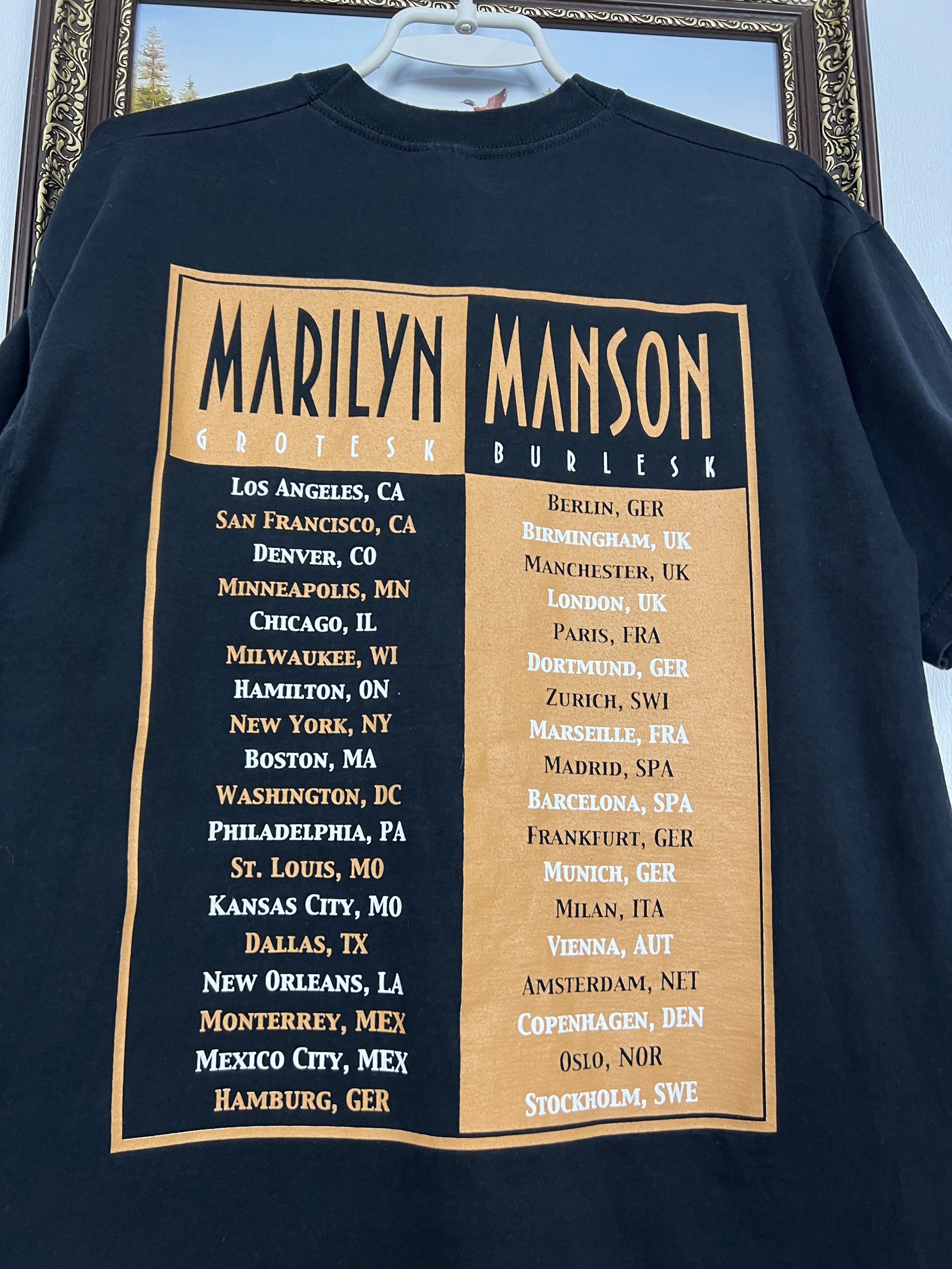 Vintage Vintage Marilyn Manson The Golden Age Of Grotesque Tee Shirt Size US M / EU 48-50 / 2 - 9 Thumbnail