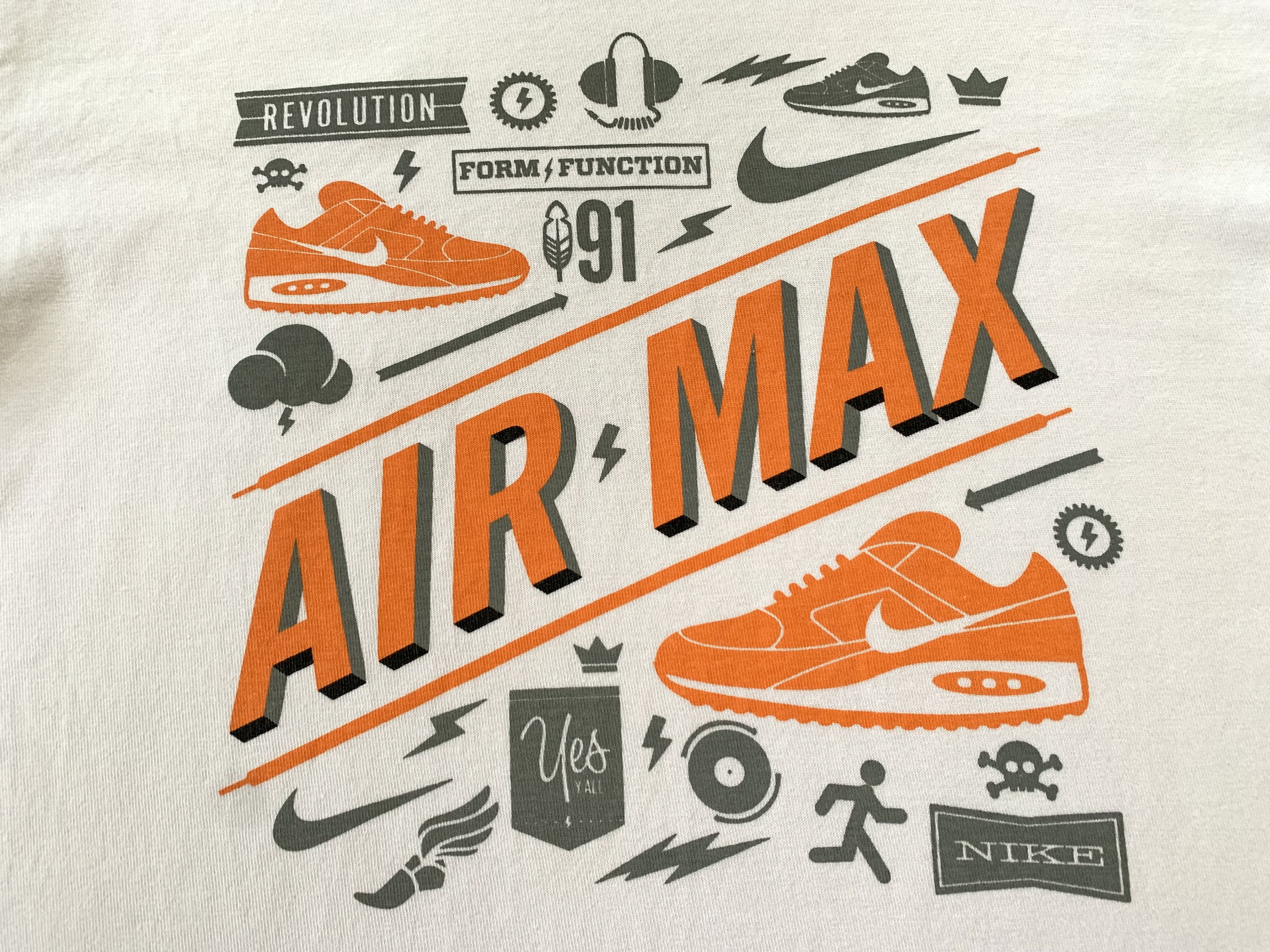 Nike Nike Air Max Regular Fit Cotton T Shirt Size US S / EU 44-46 / 1 - 5 Thumbnail