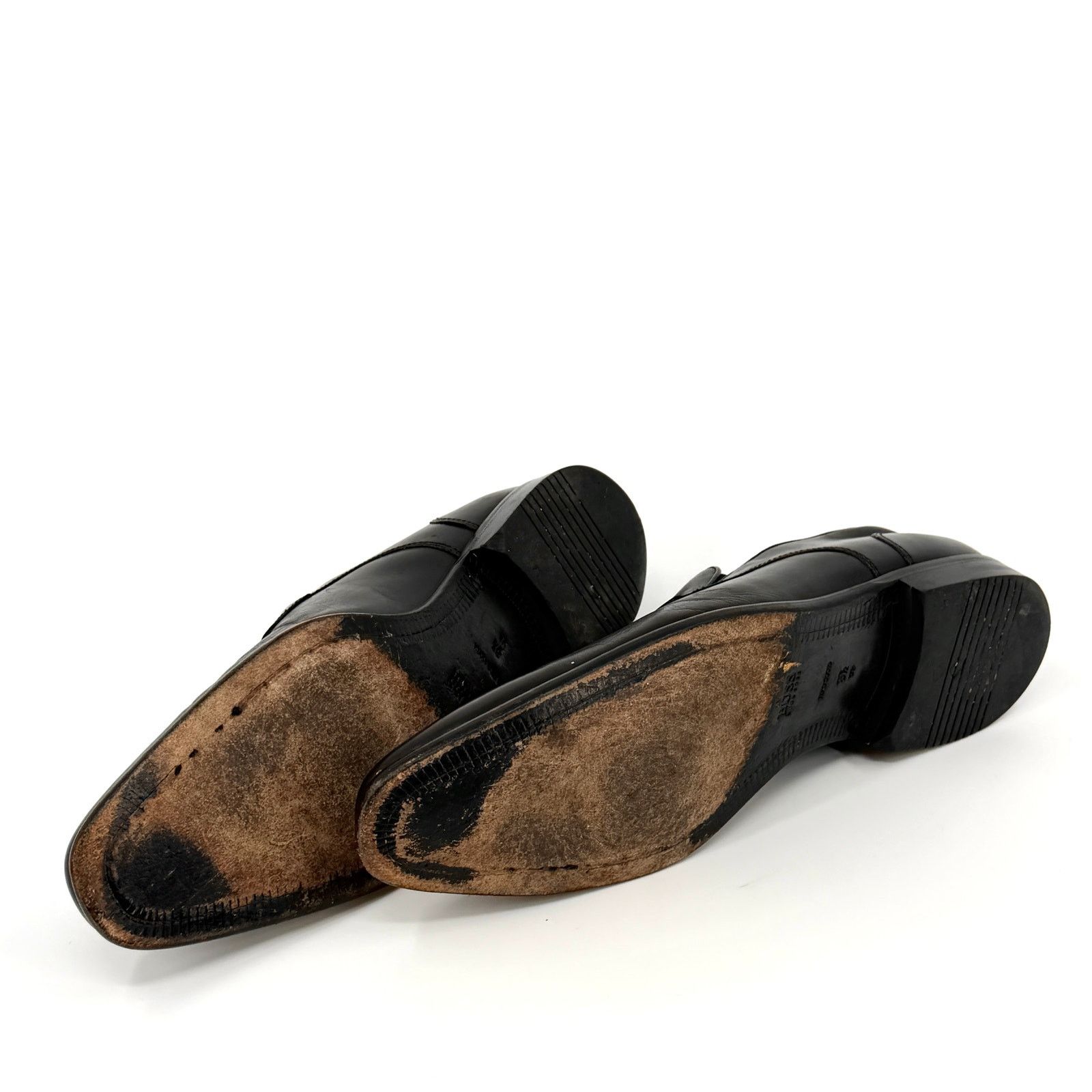 Hugo Boss Black Genuine Leather Minimalist Office Career Loafers Size US 8.5 / EU 41-42 - 8 Thumbnail