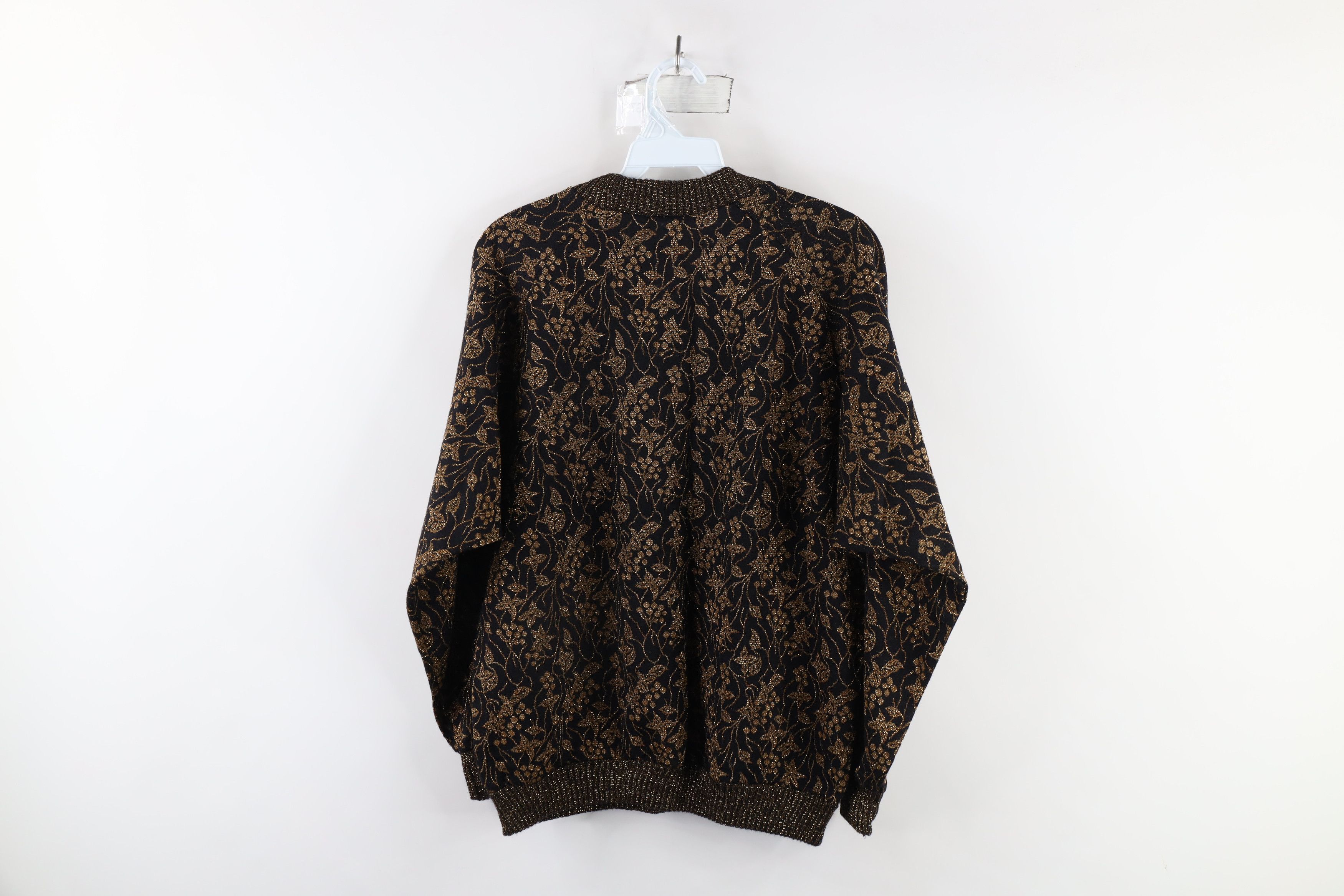 Vintage Vintage 90s Streetwear Knit Flower Crewneck Sweater USA Size M / US 6-8 / IT 42-44 - 7 Thumbnail