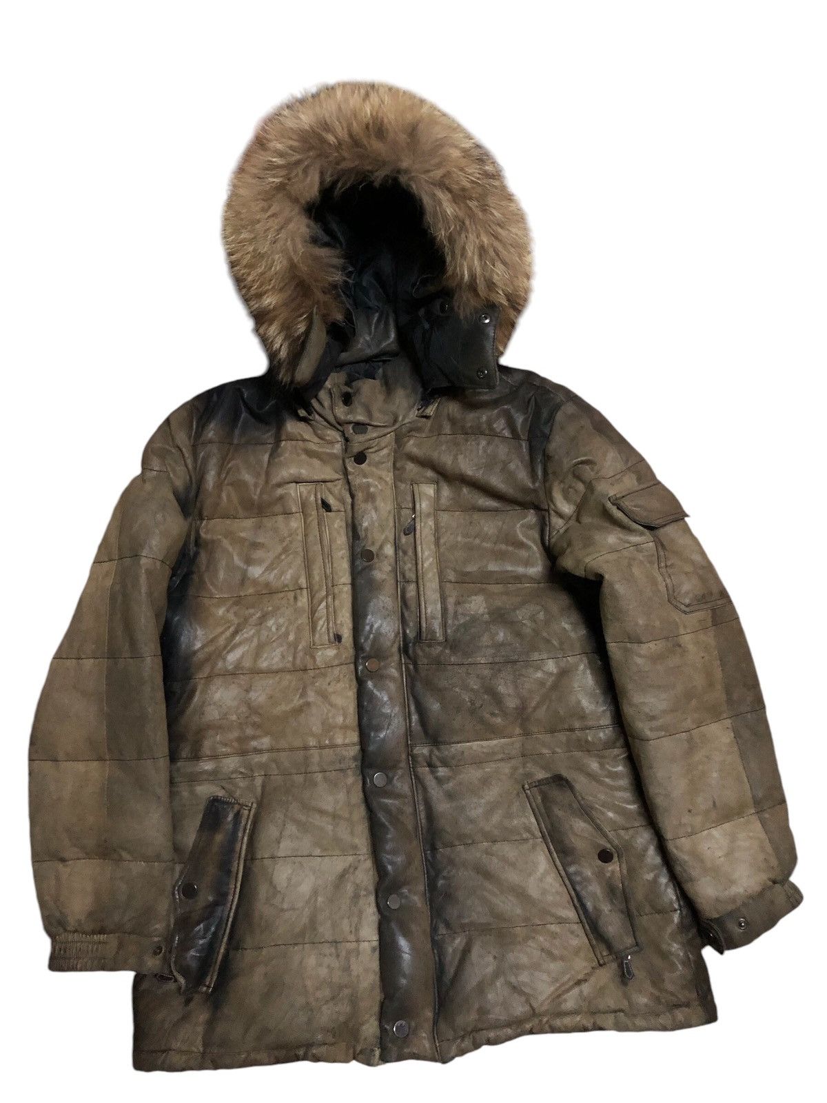 Alexander Julian × If Six Was Nine × Japanese Brand Aelxander Julian Down Raccoon Fur hooded winter Jacket Size US M / EU 48-50 / 2 - 1 Thumbnail