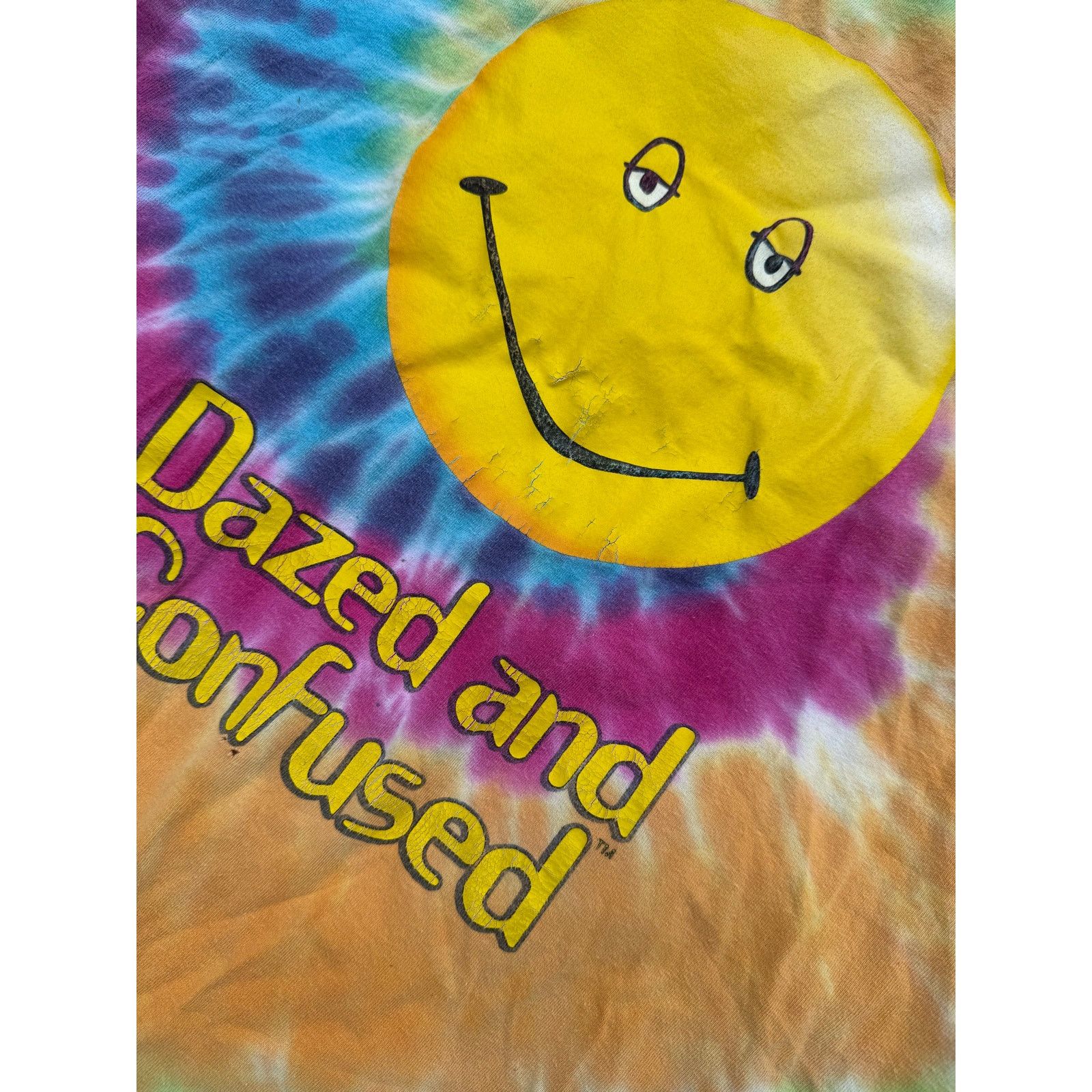Gildan Rare Y2K Dazed & Confused Tie Dye Shirt - Medium Size M / US 6-8 / IT 42-44 - 2 Thumbnail