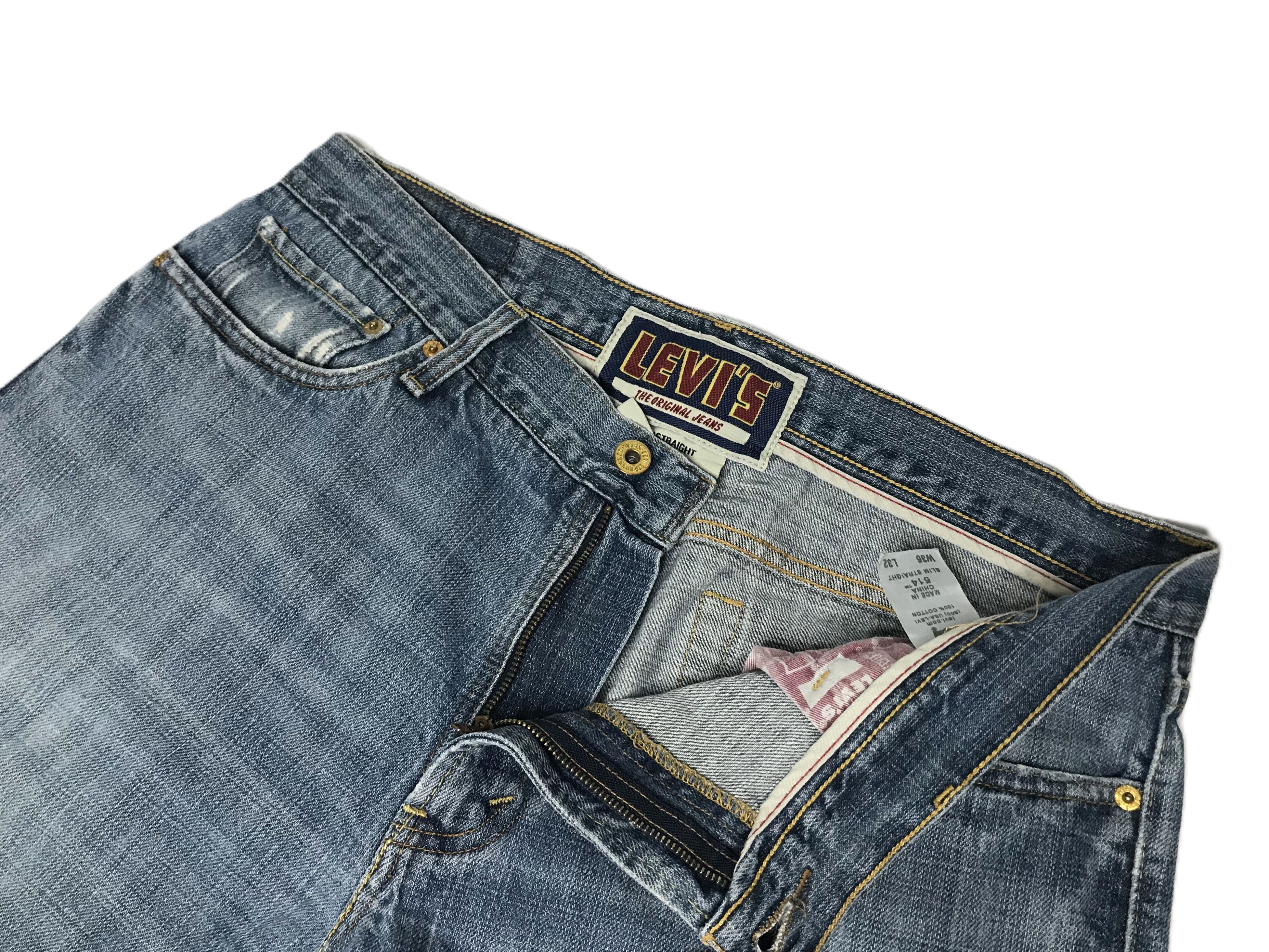 Levi's Vintage Clothing Levis 514 Slim Straight Vintage Denim Pants W36 L32 Size US 36 / EU 52 - 6 Thumbnail