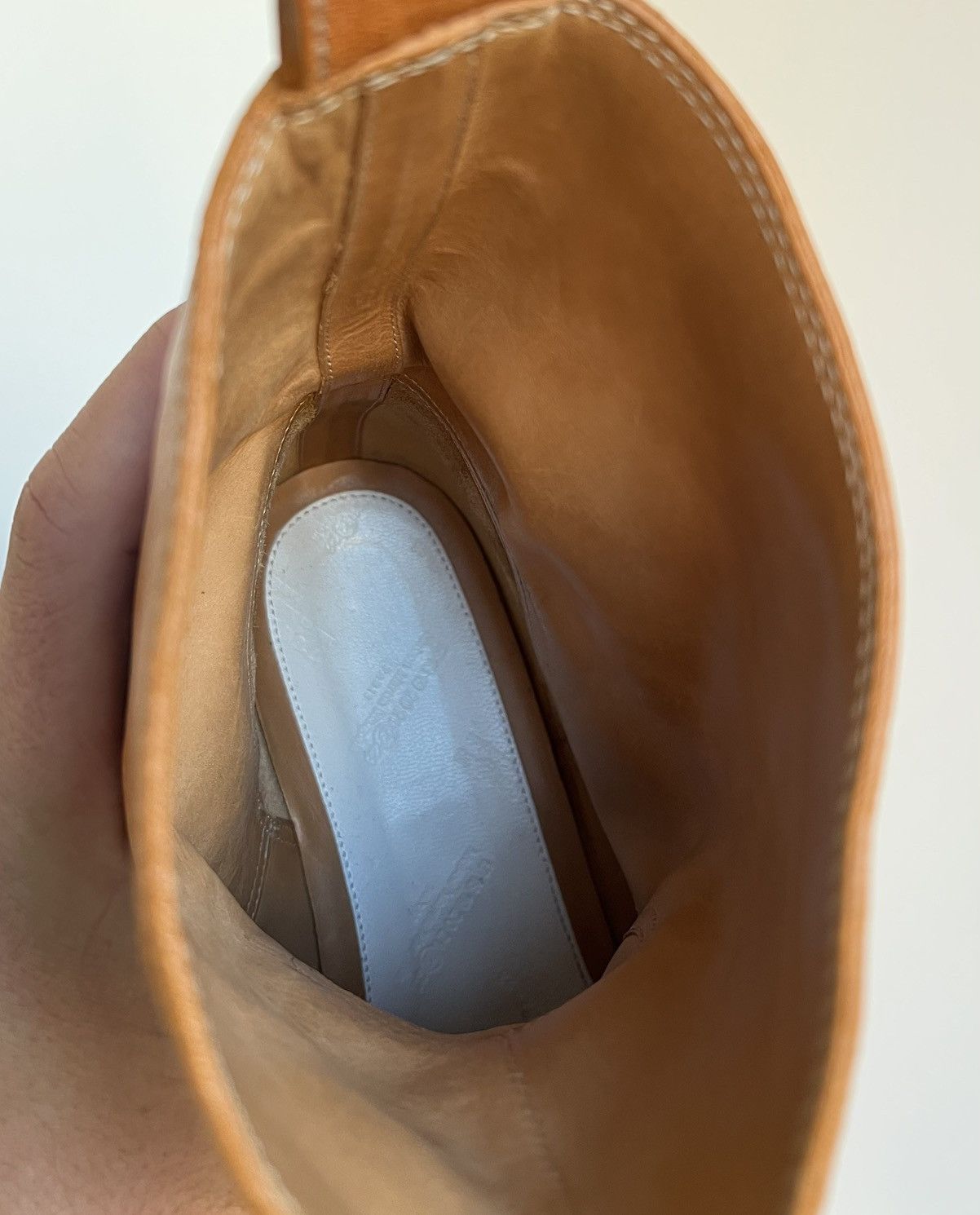 Maison Margiela Maison Martin Margiela Leather Biker Ankle Light Brown Boots Size US 9.5 / IT 39.5 - 13 Thumbnail
