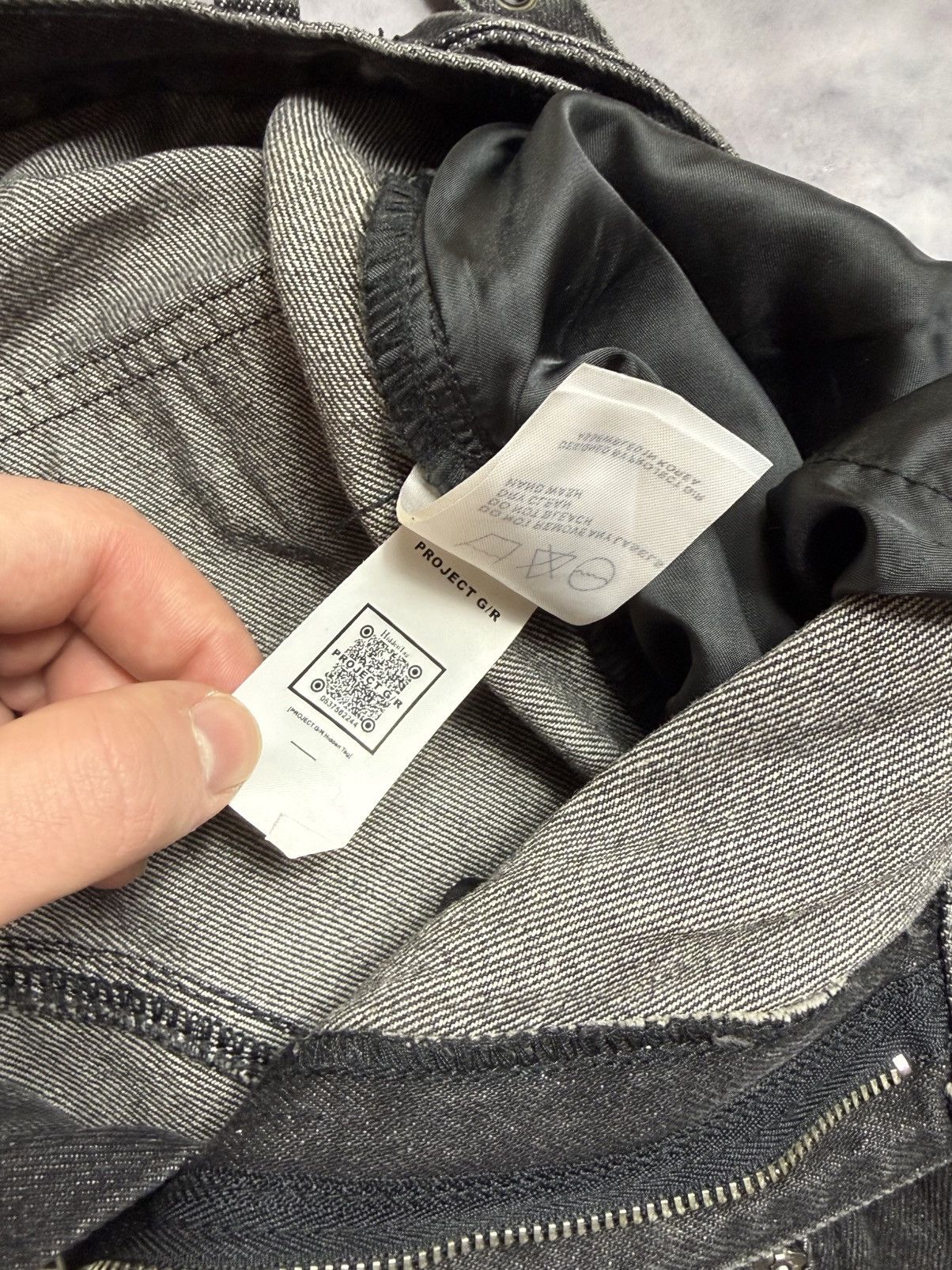 PROJECT G/R Project G/R Flight Denim Pants - black y2k vintage Size US 32 / EU 48 - 8 Thumbnail