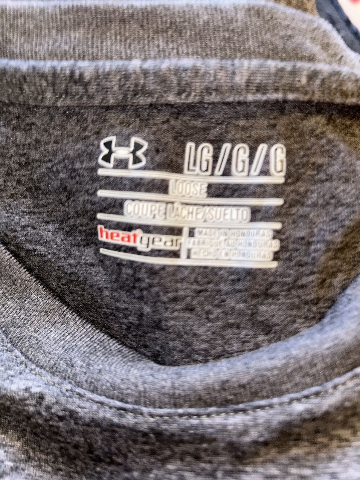 Under Armour Mens Under Armour grey t-shirt size L Size US L / EU 52-54 / 3 - 3 Thumbnail