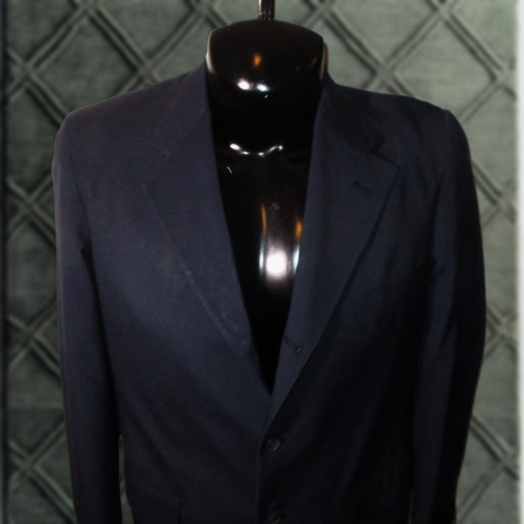 Brooks Brothers BROOKS BROTHERS Blazer Single-Breasted Navy Blue Wool Vintage Short 39 Regular Men’s Jacket Size US 39 - 1 Thumbnail
