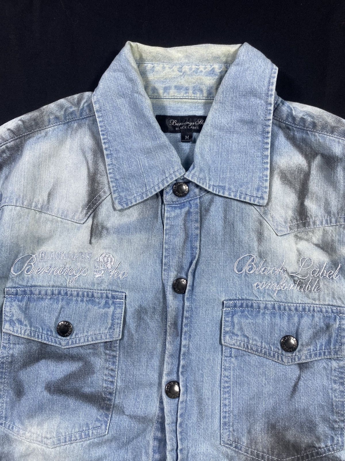 BUFFALO BOBS Japanese Berning Sho sick Smoke Button up shirt Size US M / EU 48-50 / 2 - 5 Thumbnail