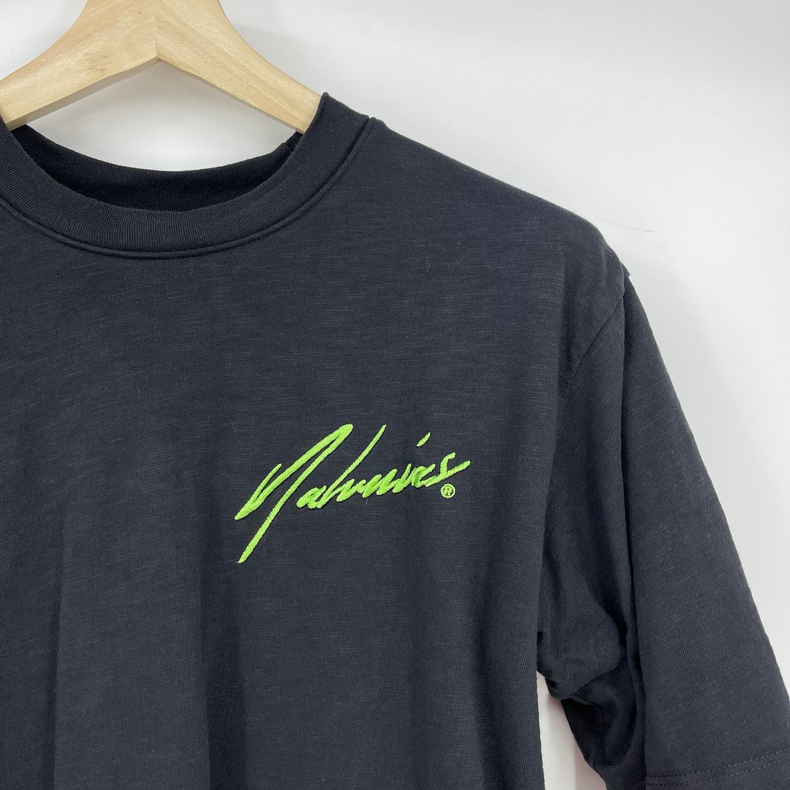 Nahmias Nahmias | Black Green Tie Dye Double Layered T-Shirt S Size US S / EU 44-46 / 1 - 6 Thumbnail