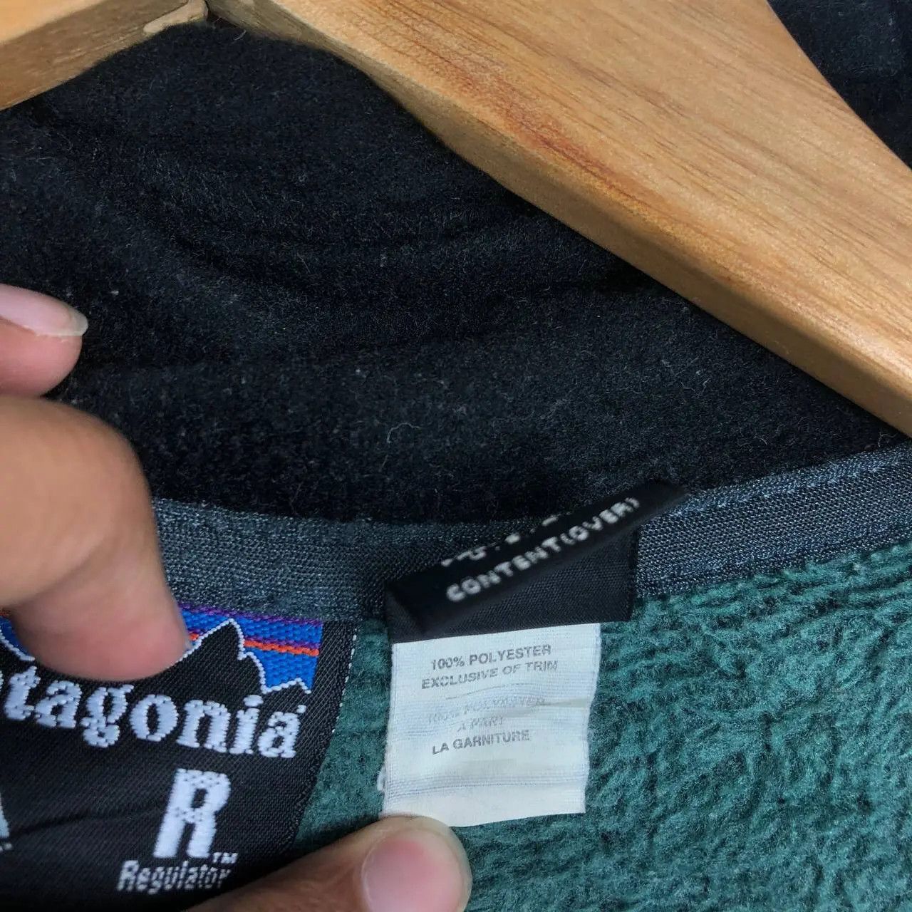 Patagonia Vtg 1999 PATAGONIA USA Polartec Regulator Green Fleece Size US S / EU 44-46 / 1 - 11 Thumbnail