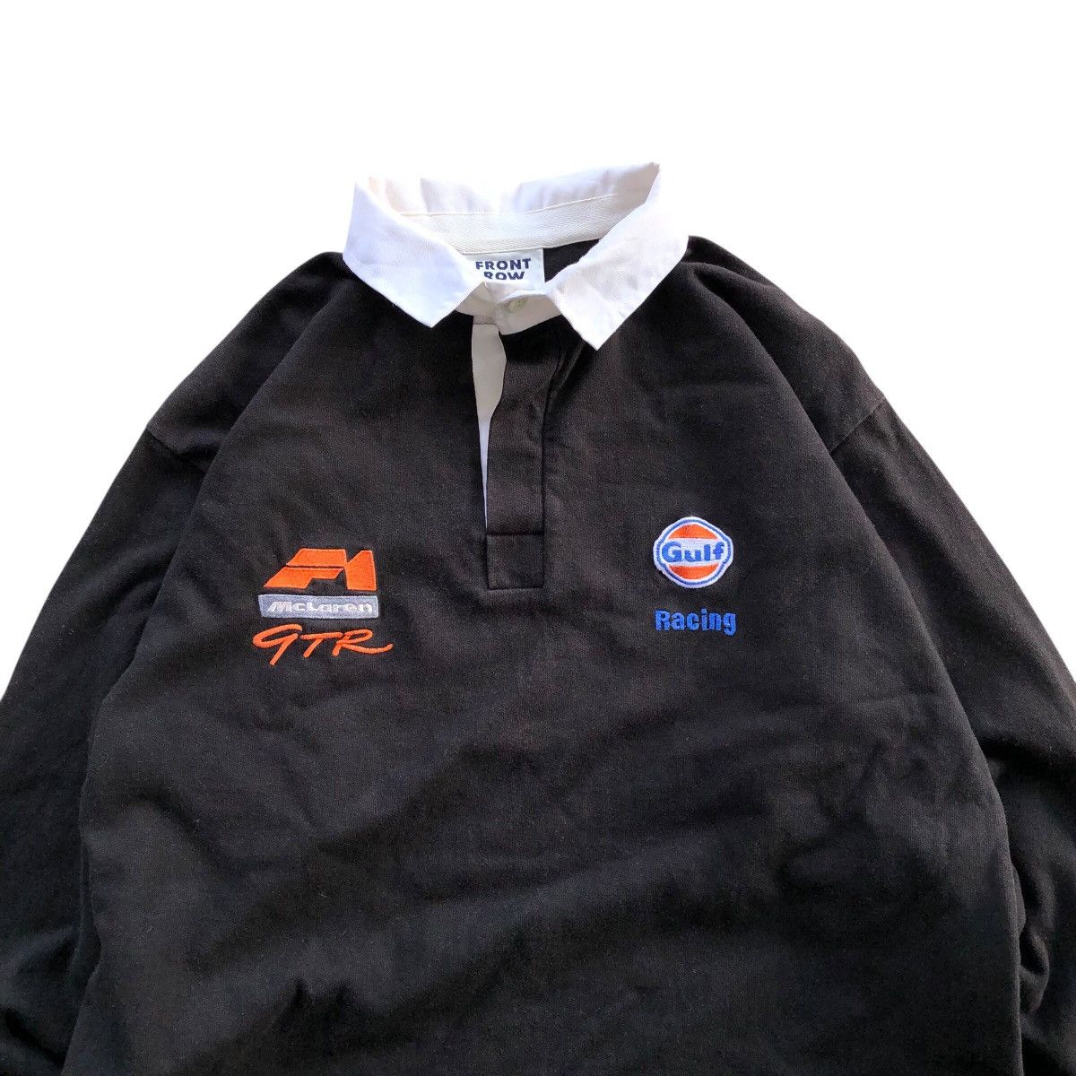 Gear for Sports × Vintage MCLAREN Vintage Gulf Racing Longsleeve Polo Shirt Size US M / EU 48-50 / 2 - 2 Thumbnail
