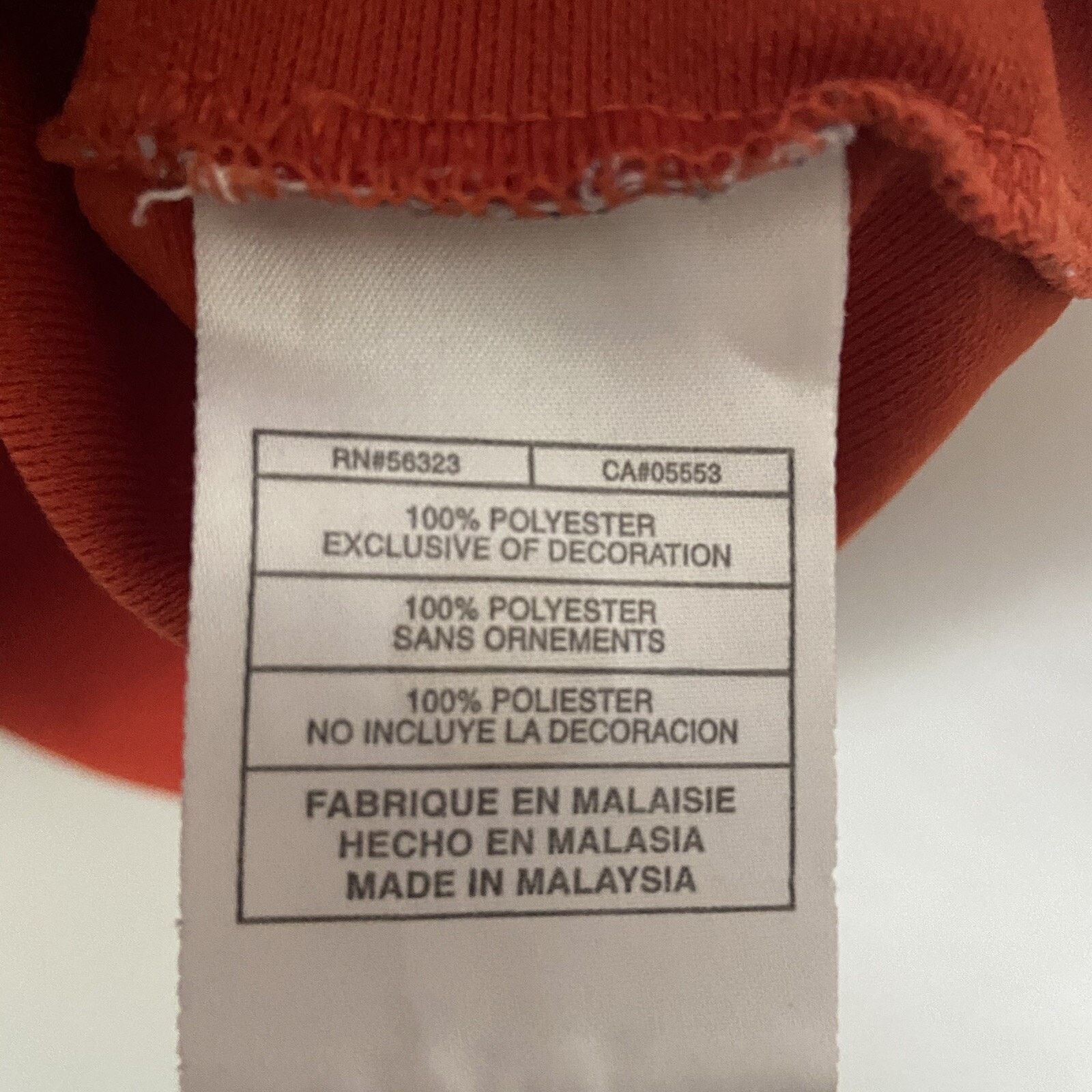 Nike Nike Shirt Orange Activewear Crew Neck Center Swoosh Casual Size US L / EU 52-54 / 3 - 4 Thumbnail