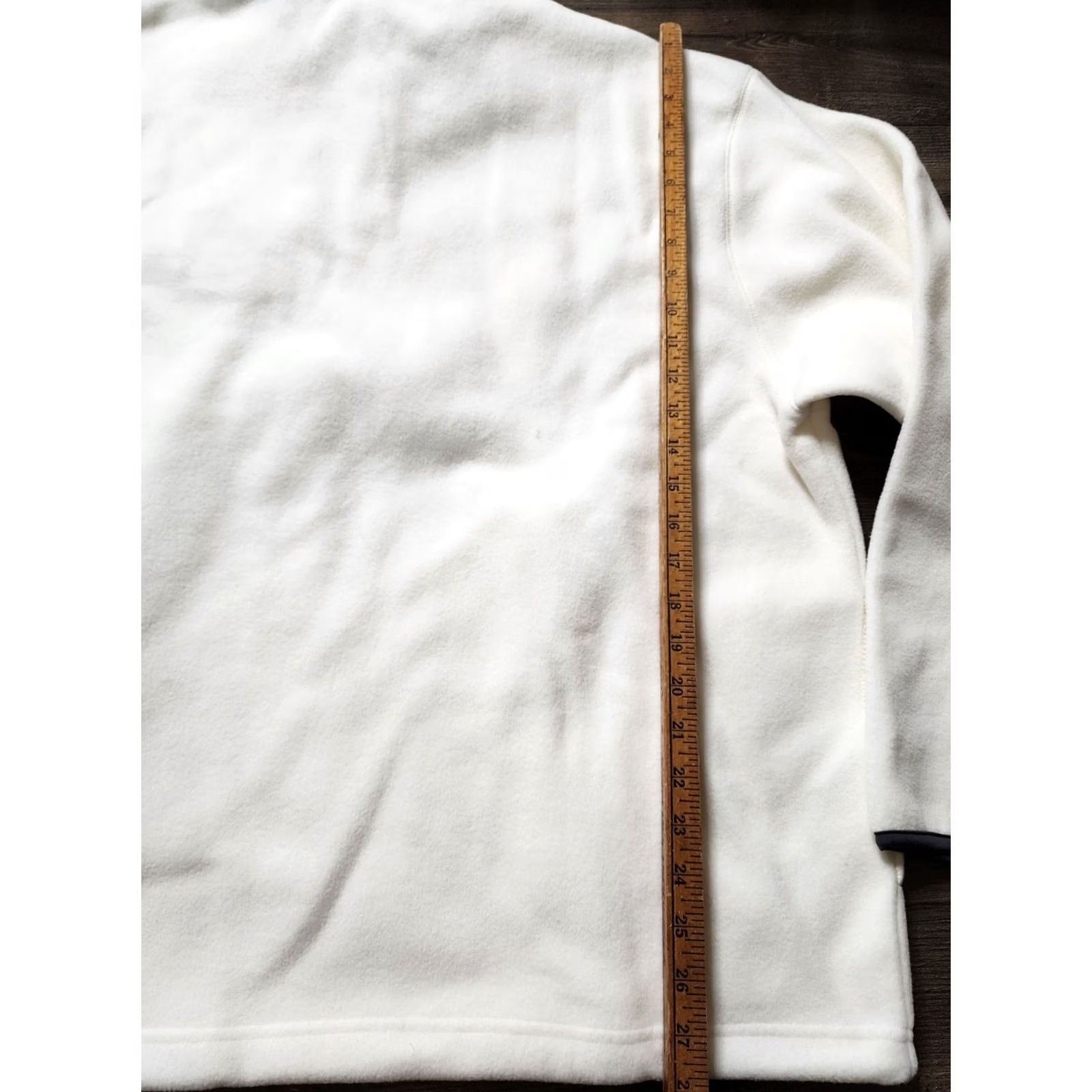 Old Navy VINTAGE Old Navy Sweater Shirt XL Mens Fleece 1/4 Zip Mock Neck White 2000s Size US XL / EU 56 / 4 - 3 Thumbnail