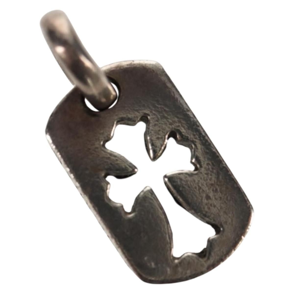 Chrome Hearts Chrome Hearts Tiny Cutout Cross Dog Tag Pendant Top Size ONE SIZE - 1 Thumbnail