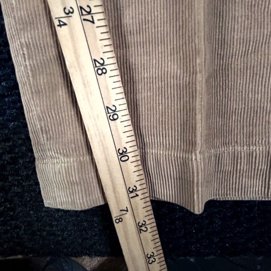 Brooks Brothers Brooks Brothers Clark Corduroy Pants Tan Mens W36 L32 Straight Fit Cotton Chino Beige Inseam 31" Size US 36 / EU 52 - 6 Thumbnail