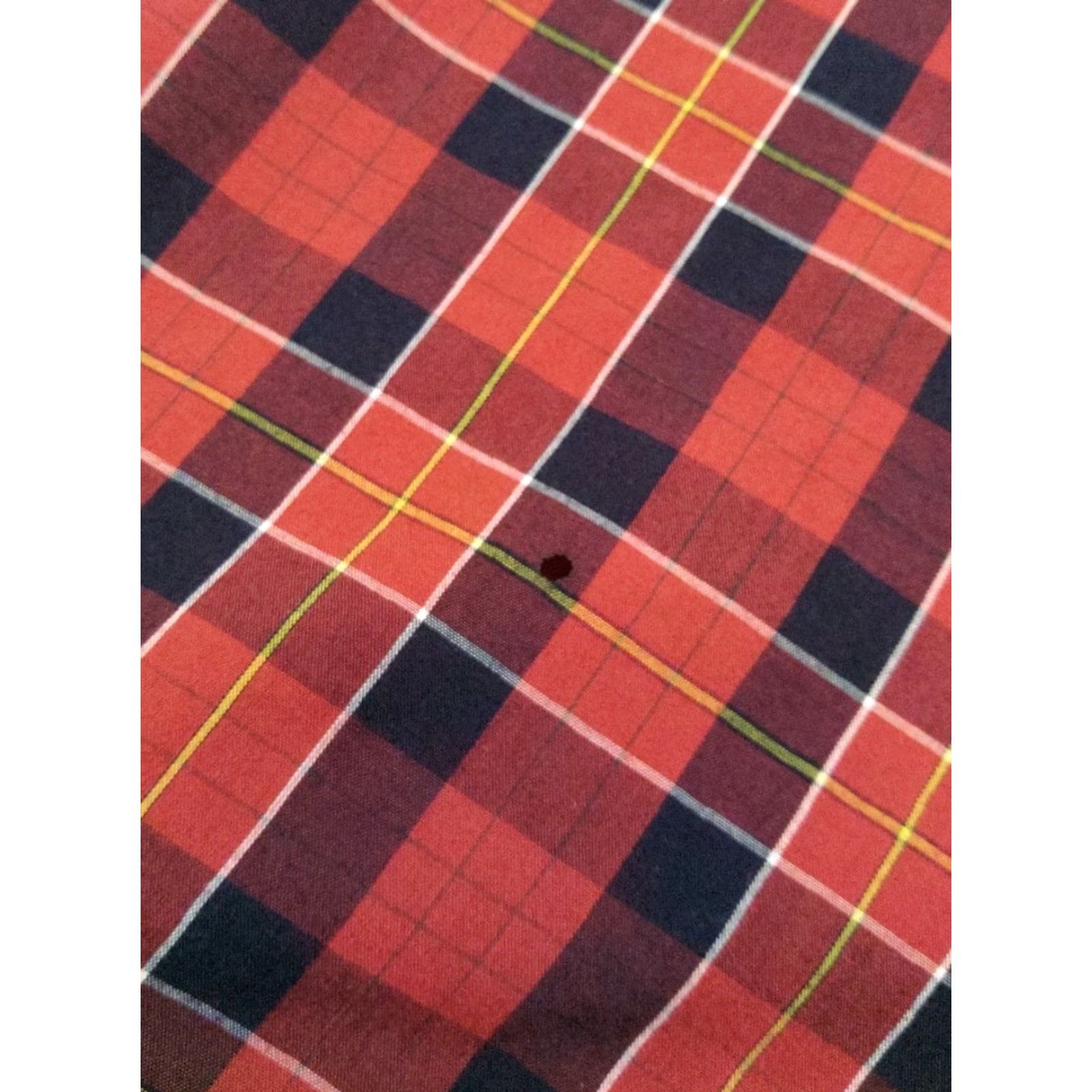 Vintage Ely Cattleman Western Red Plaid Shirt Mens L Short Sleeve Pearl Snap Cowboy Western 90s USA Buttons Pockets Cotton Blend Vintage Size US L / EU 52-54 / 3 - 5 Thumbnail