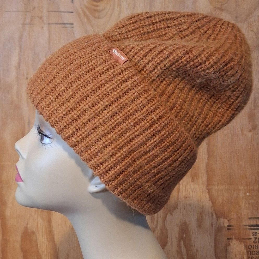 Madewell Madewell Beanie Women's OSFM Rust Mohair Wool Blend Outdoor Size ONE SIZE - 5 Thumbnail