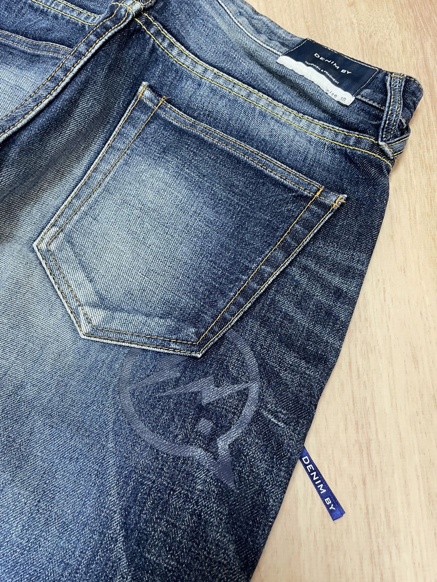 Fragment Design FRAGMENT x VANQUISH Blue Flash Vintage Jeans W30 VG Size US 30 / EU 46 - 3 Thumbnail