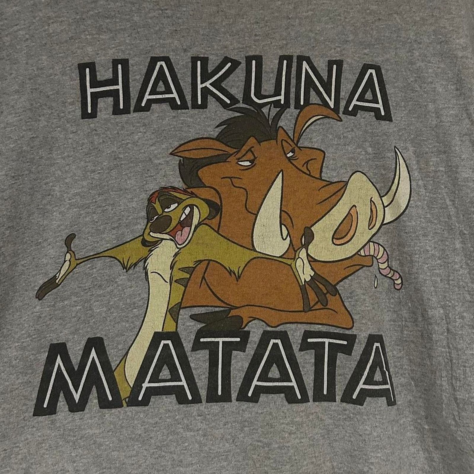 Disney Hakuna Matata Lion King Tee Shirt Size US XL / EU 56 / 4 - 2 Thumbnail