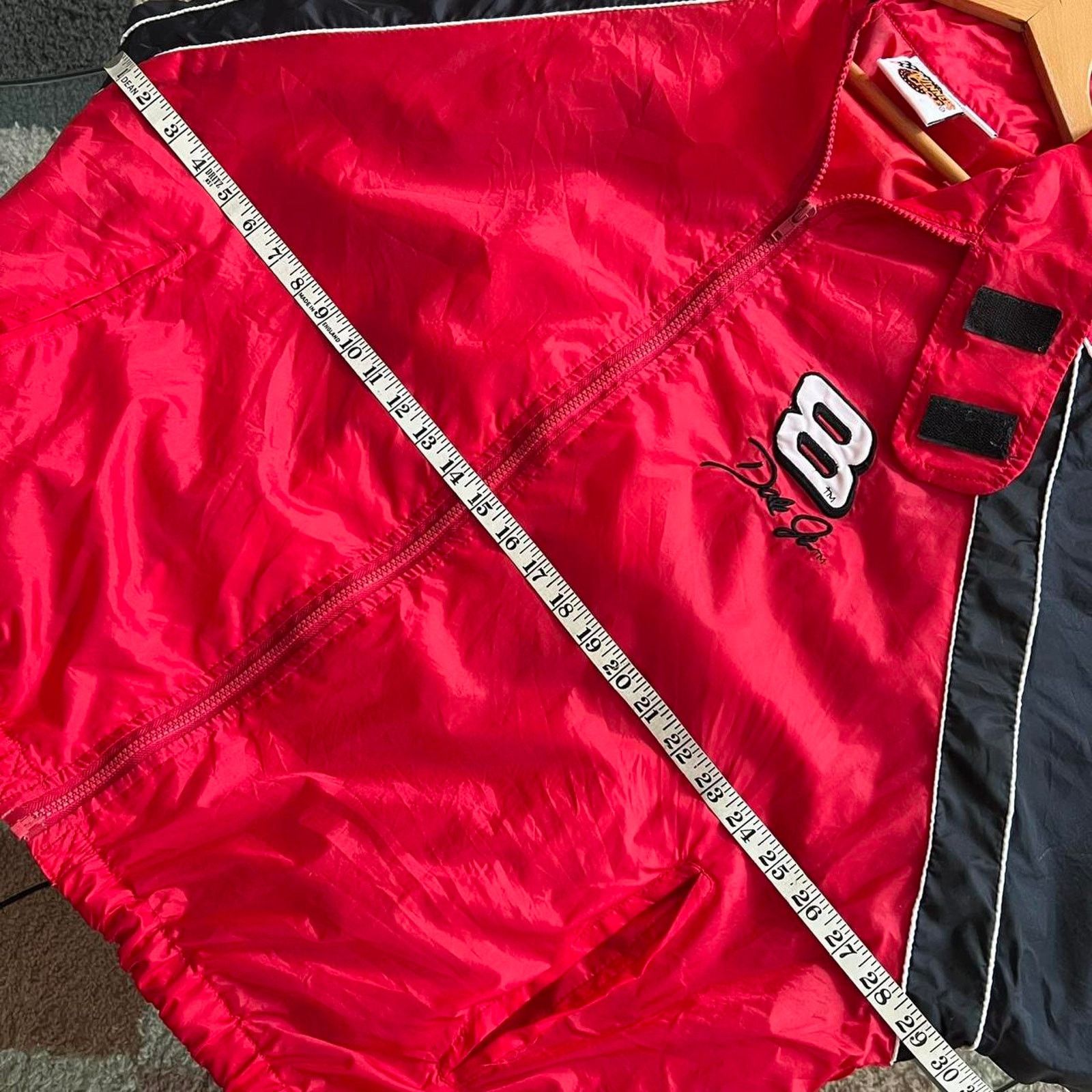 NASCAR 00s Dale Earnhardt Jr. 8 Windbreaker | Sleeve Spellout | XL Size US XL / EU 56 / 4 - 7 Thumbnail