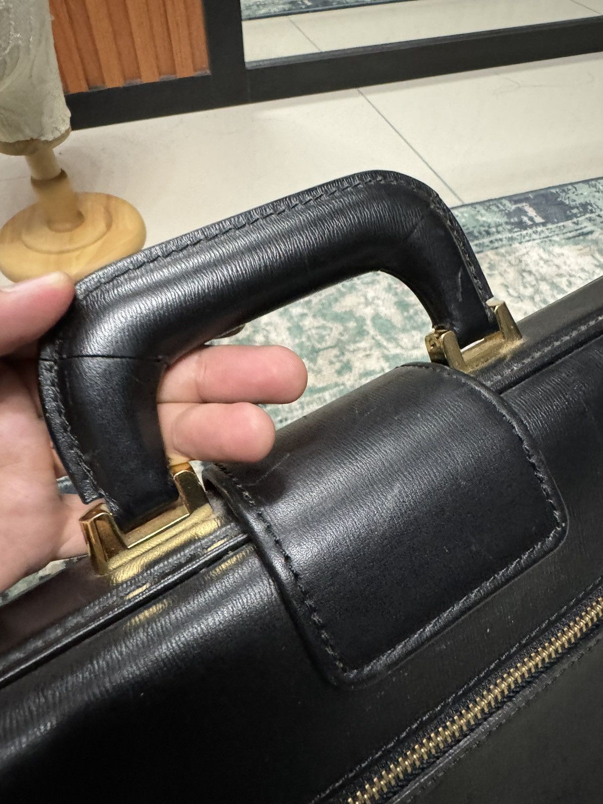 Porter VTG PORTER FULL LEATHER BRIEFCASE Size ONE SIZE - 12 Thumbnail