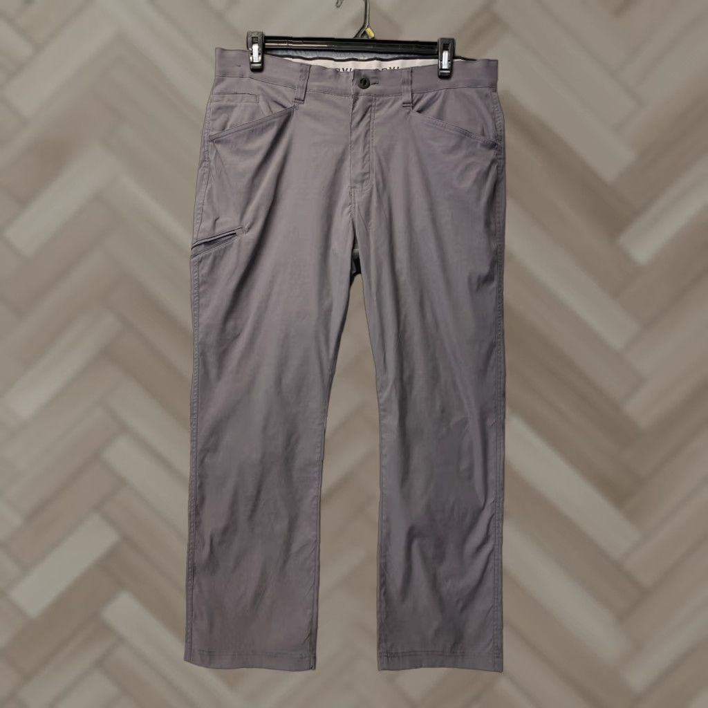 Orvis Orvis Men's Stretch Pants, Performance Nylon, Size 36x29, Gray, Casual, Regular Fit Size US 36 / EU 52 - 1 Thumbnail