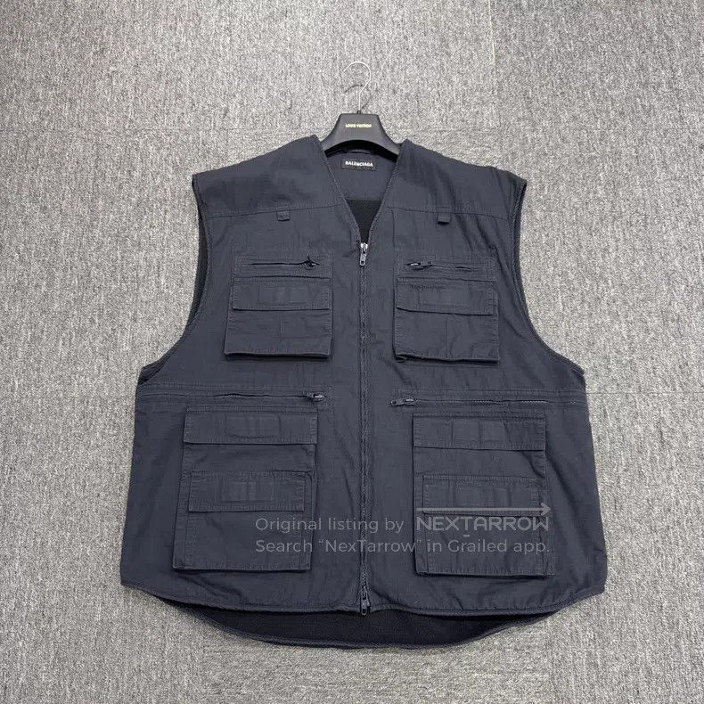Balenciaga Balenciaga Fleece Lined Work Vest Size US S / EU 44-46 / 1 - 1 Thumbnail