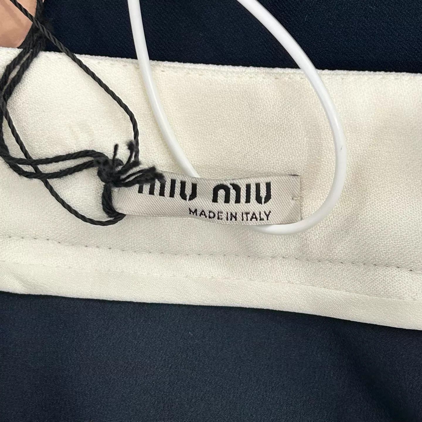 Miu Miu Miumiu Coco-Style Bow-Detail Blue Short Skirt Size 26" / US 2 / IT 38 - 3 Thumbnail