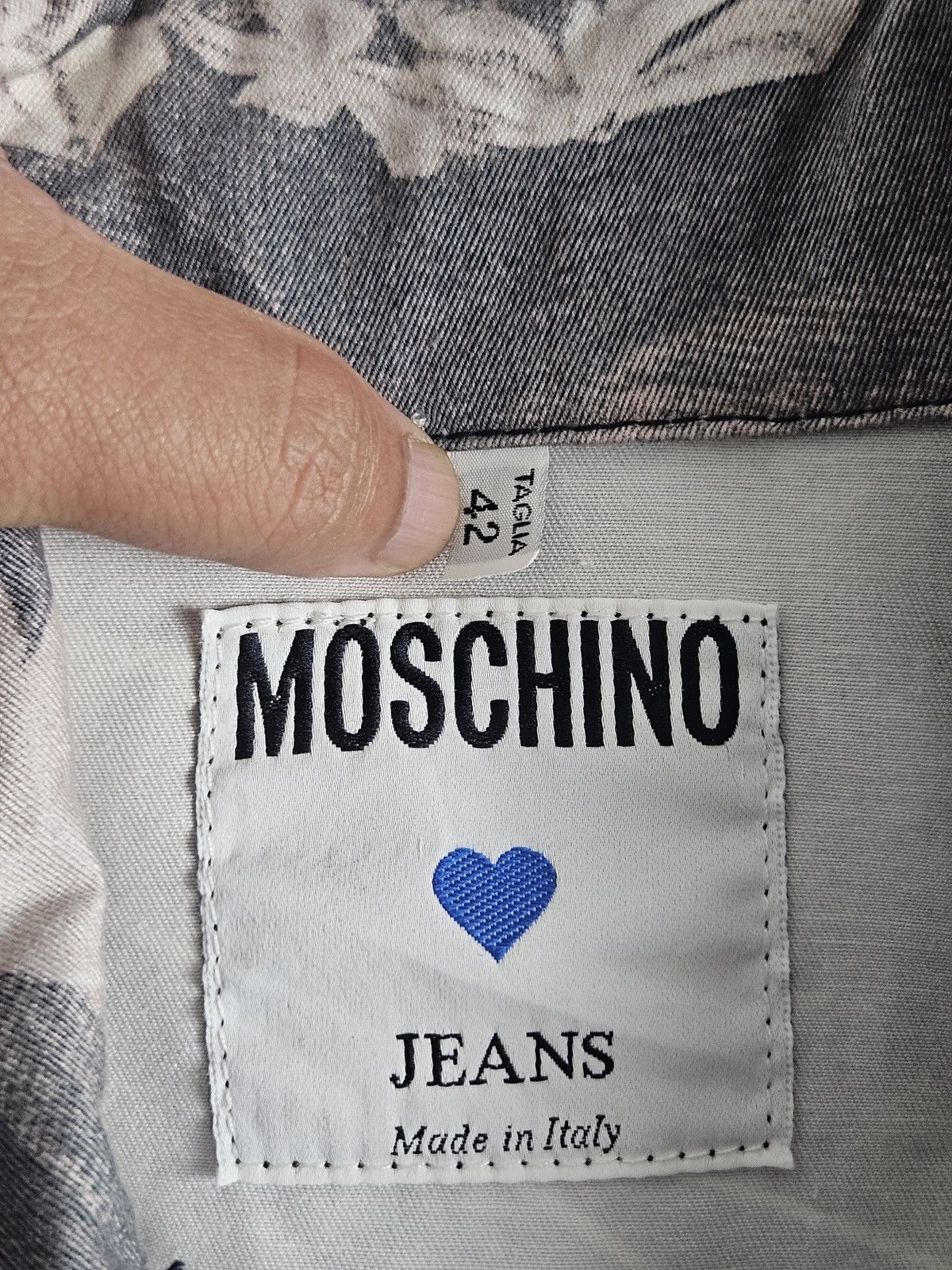 Moschino Moschino Jeans floral printed denim jacket Size US XS / EU 42 / 0 - 4 Thumbnail