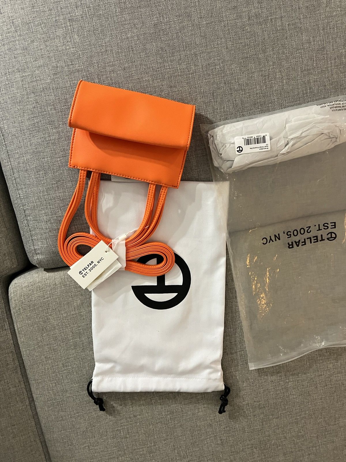 Telfar Telfar Shopping Bag Orange Size ONE SIZE - 3 Thumbnail