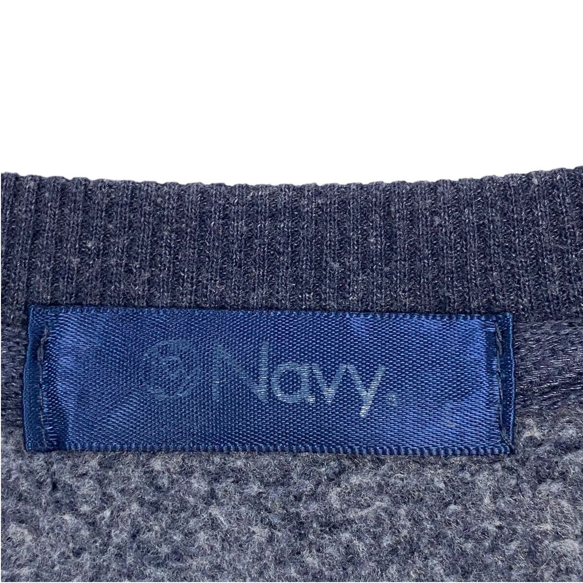 Vintage Vintage Navy Sweatshirt Big Logo Embroidery Navy Blue Size M Size US M / EU 48-50 / 2 - 5 Thumbnail