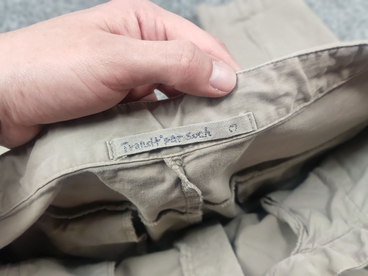 Transit Uomo Transit Par Such Ankle Cargo Pants Italy Design Vintage Size 31" - 14 Thumbnail