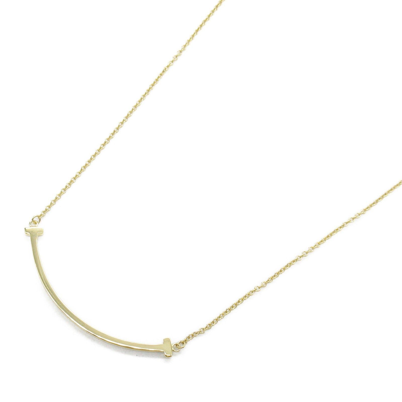 Tiffany & Co. Tiffany Co T-Smile Small Necklace K18 (Yellow Gold) Gold Size ONE SIZE - 1 Thumbnail