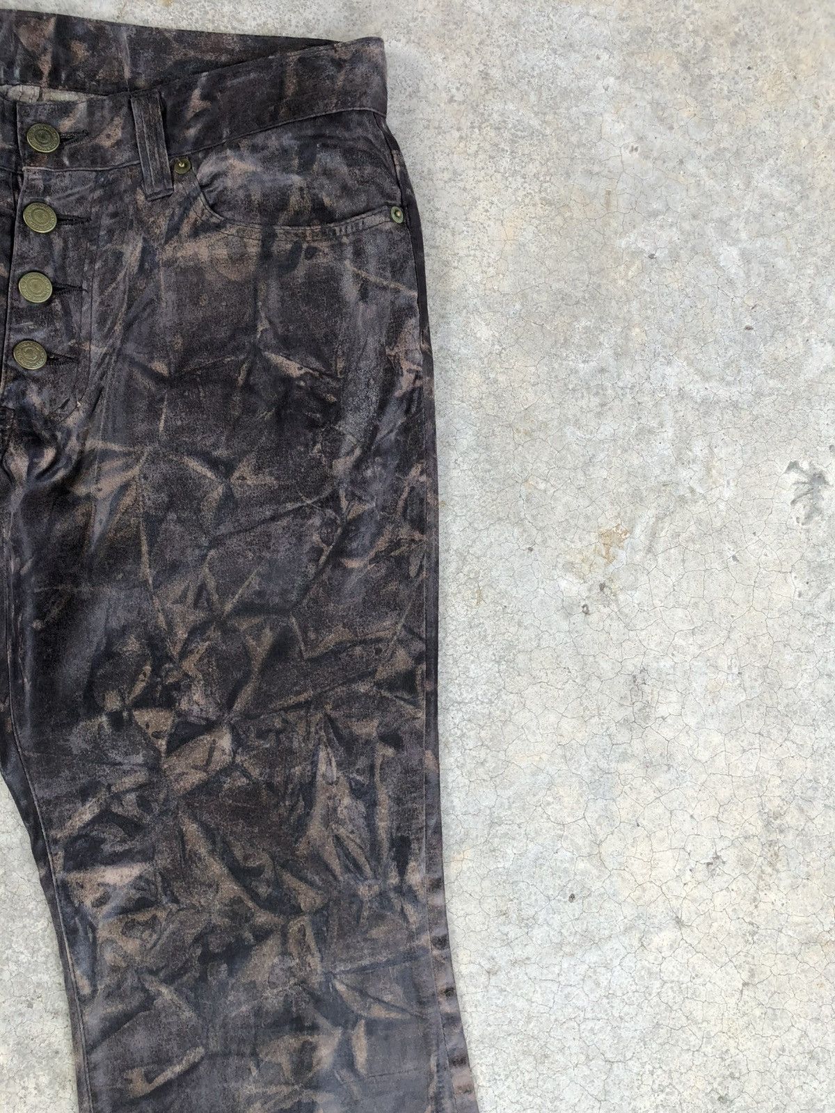 Tornado Mart Tornado Mart Flared Jeans Wax Jeans Fullprint Size US 31 - 5 Thumbnail