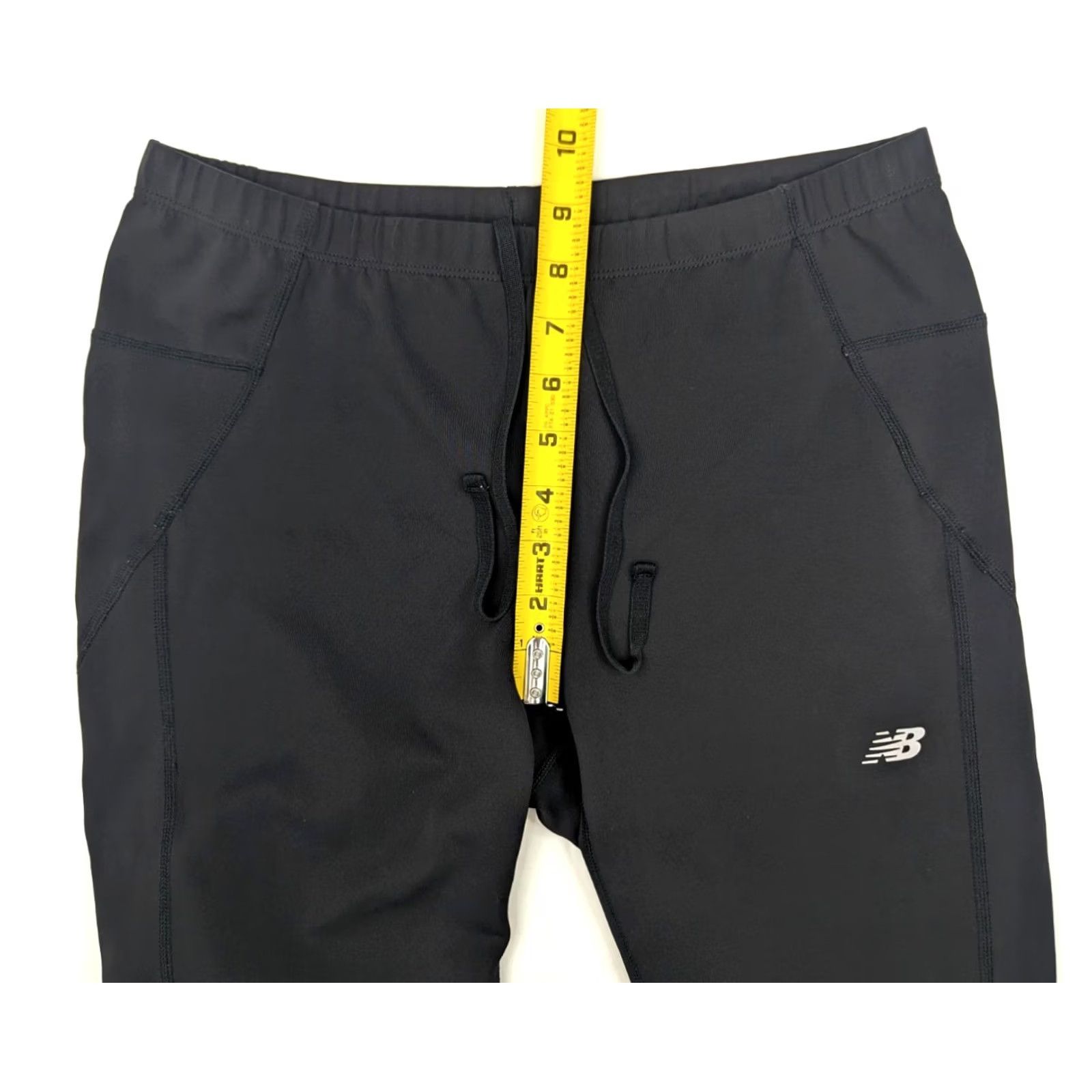 New Balance New Balance NB Dry Compression Cropped Legging Women L Black Back Pocket Size 36" / US 14 / IT 50 - 4 Thumbnail