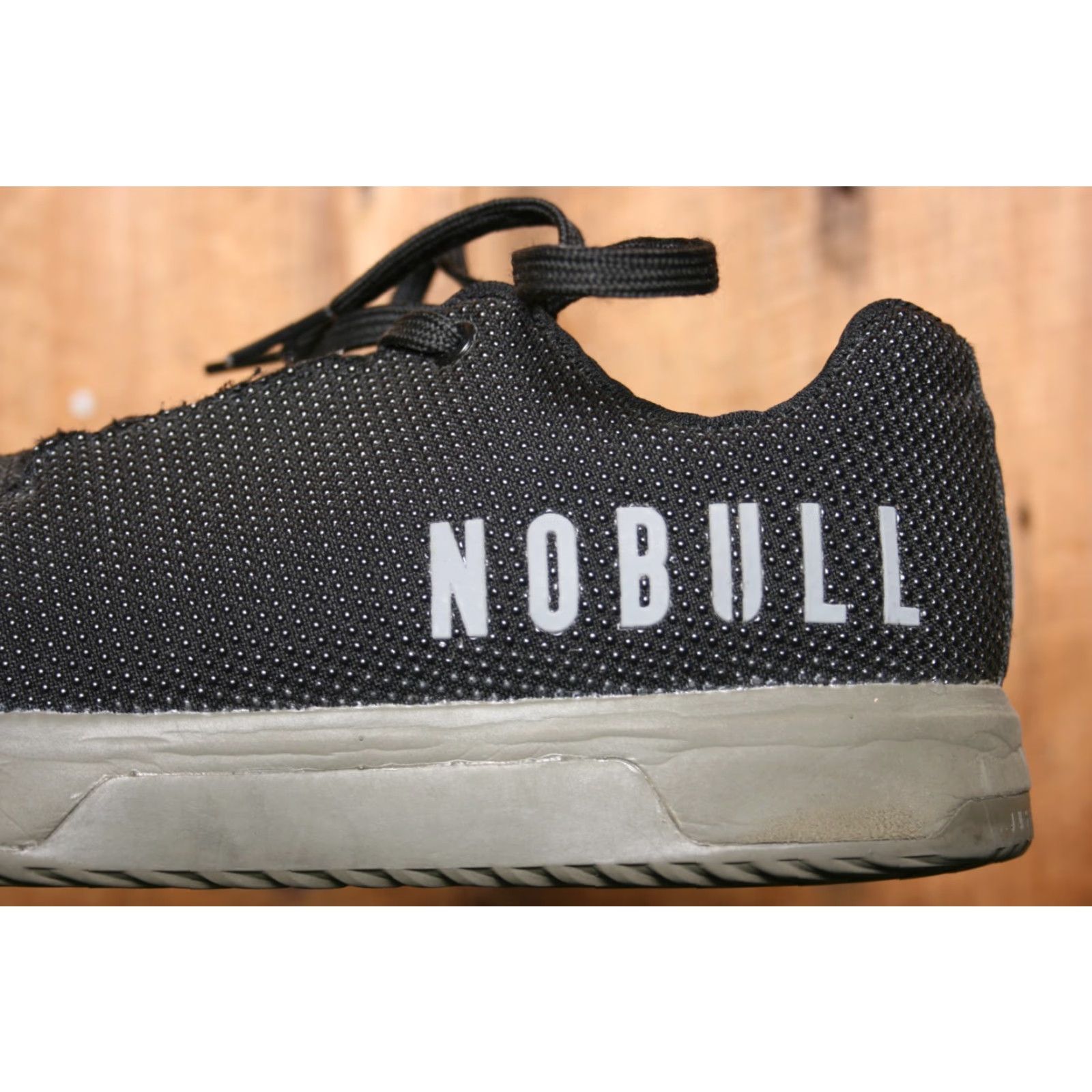 Vintage NOBULL SuperFabric Trainer Plus Sneakers Black Sz. 8 Men’s | 9.5 Women’s Unisex Adults US 8 EU 41 Low Top Sneaker Modern Athletic Shoes Size US 7 / IT 37 - 7 Thumbnail