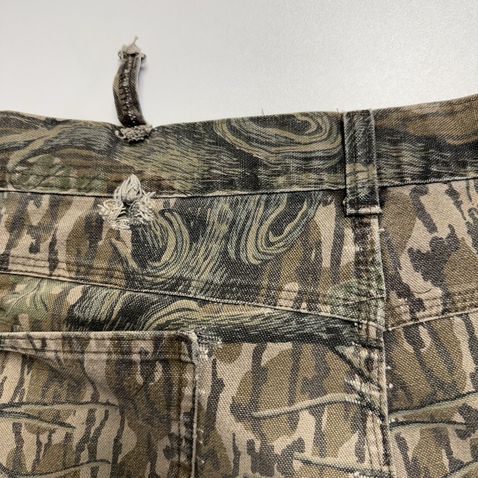 Mossy Oaks Vintage Mossy Oak Camouflage Treestand Pants Mens 33x32 USA Size US 33 - 5 Thumbnail