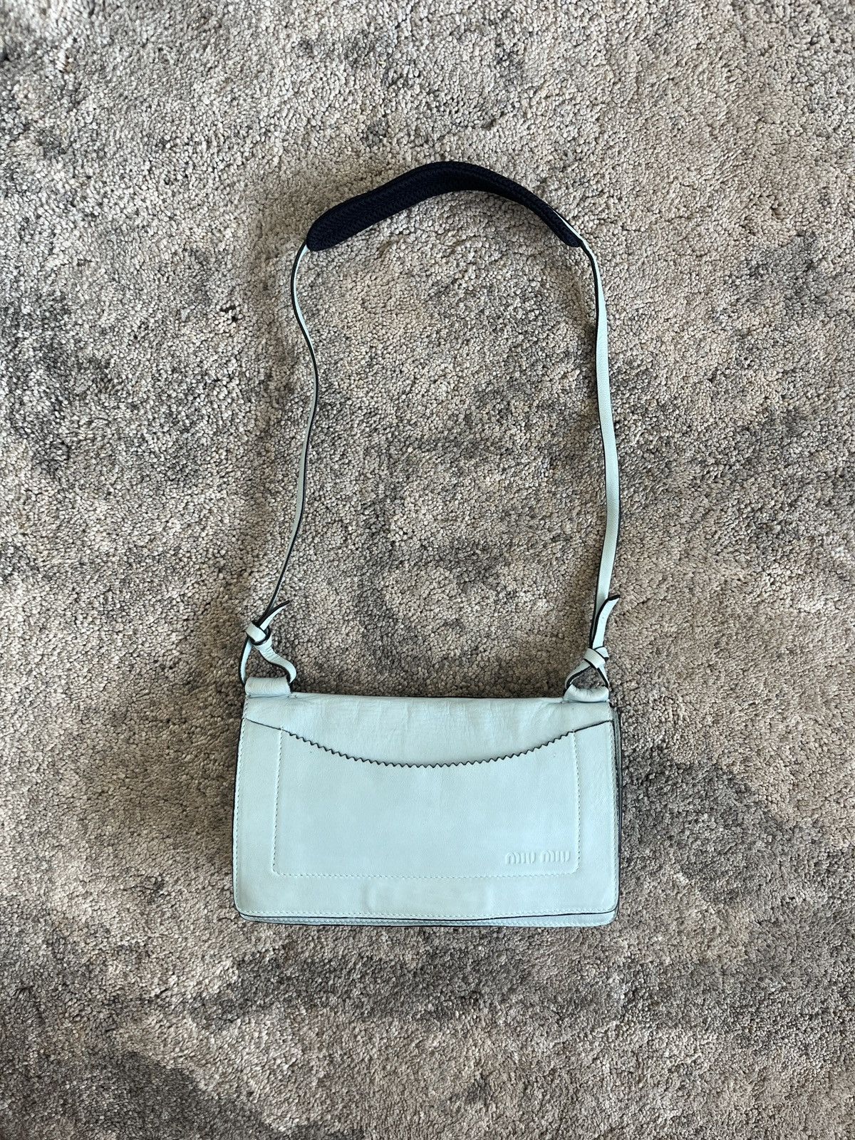 Miu Miu Miu Miu S/S2000 leather blue Size ONE SIZE - 1 Thumbnail