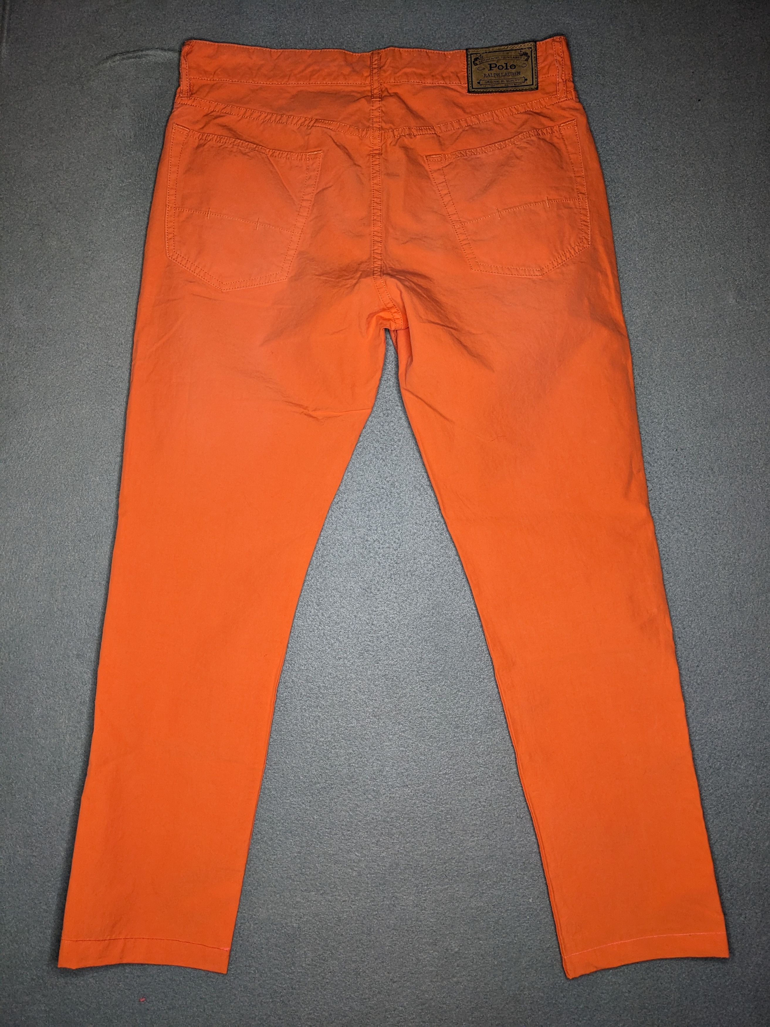 Polo Ralph Lauren Polo Ralph Lauren Pants 32x28 Varick Slim Straight Chino Size US 32 / EU 48 - 2 Thumbnail