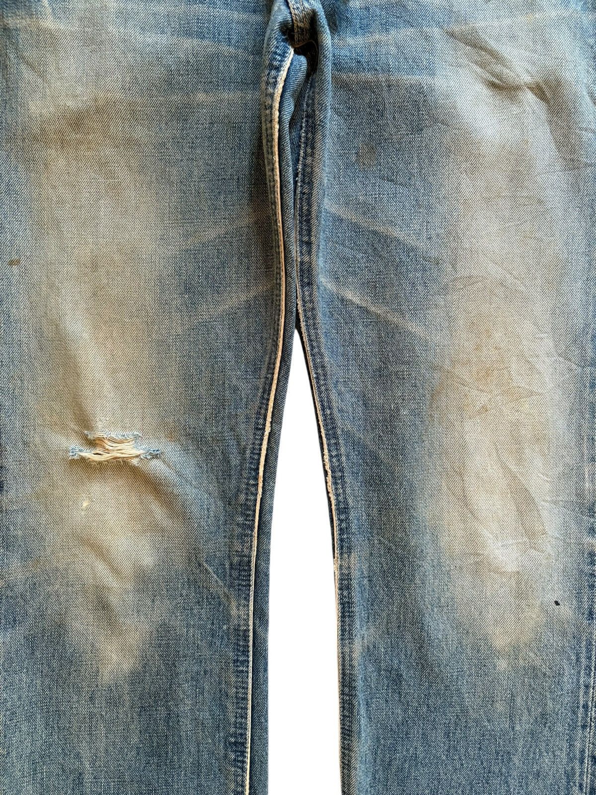 Designer × Japanese Brand Vintage Japanese Brand Selvedge Rusty Mud Wash Distres Jeans Size US 32 / EU 48 - 6 Thumbnail