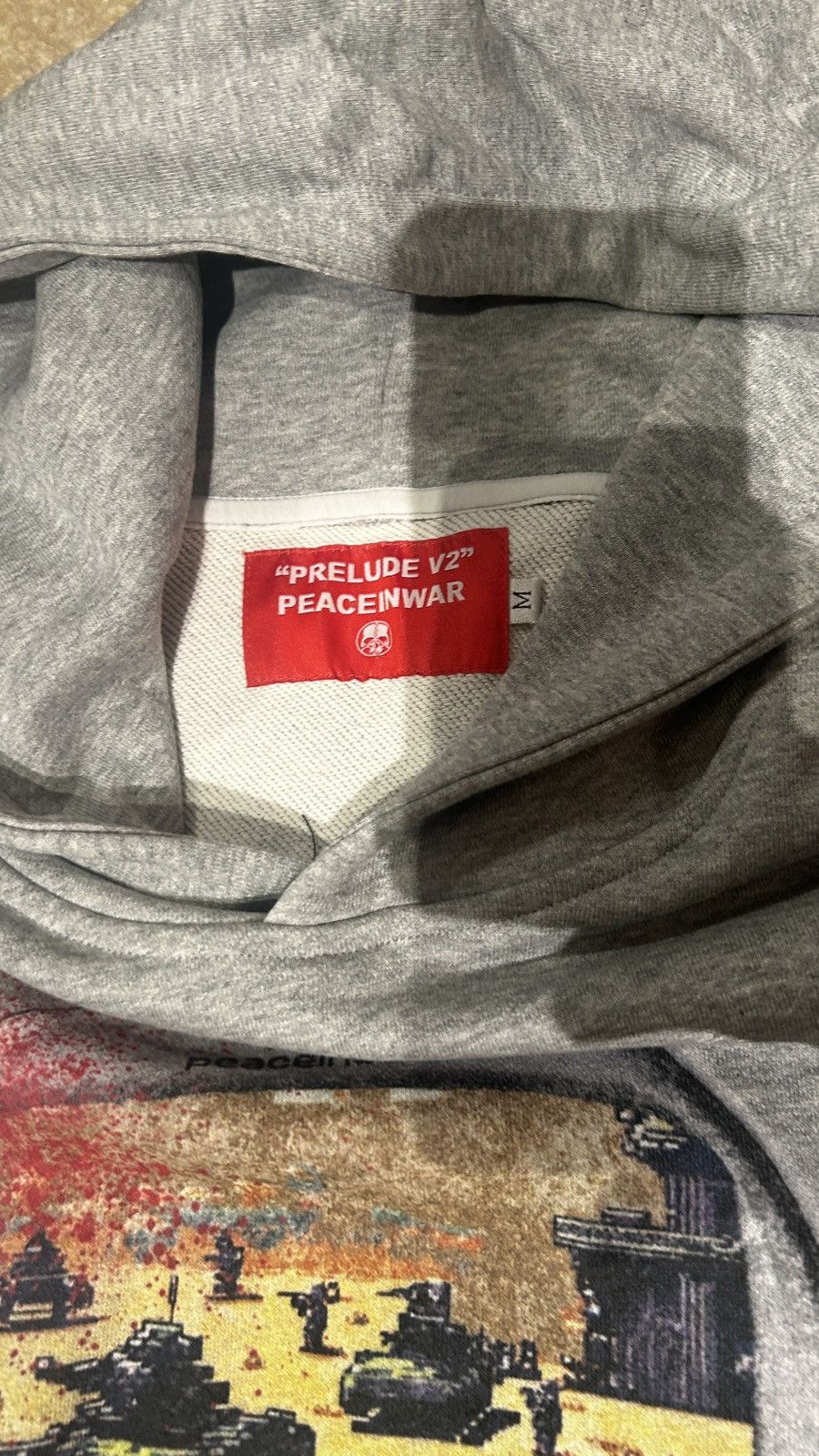 Other Peaceinwar Grey Digital Warfare Hoodie Size US M / EU 48-50 / 2 - 3 Thumbnail
